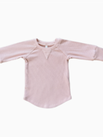 Elitaire Petite Misty Rose Ribbed Top