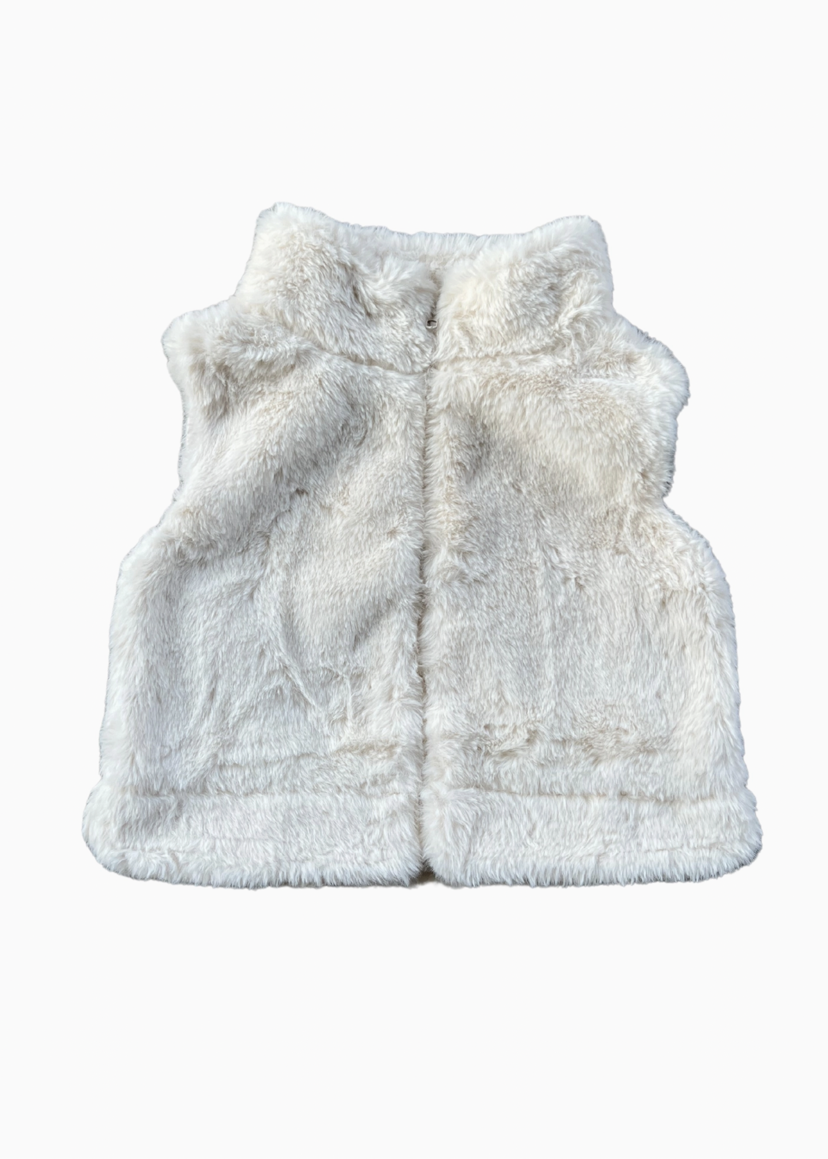 Elitaire Petite Cream Fur Vest