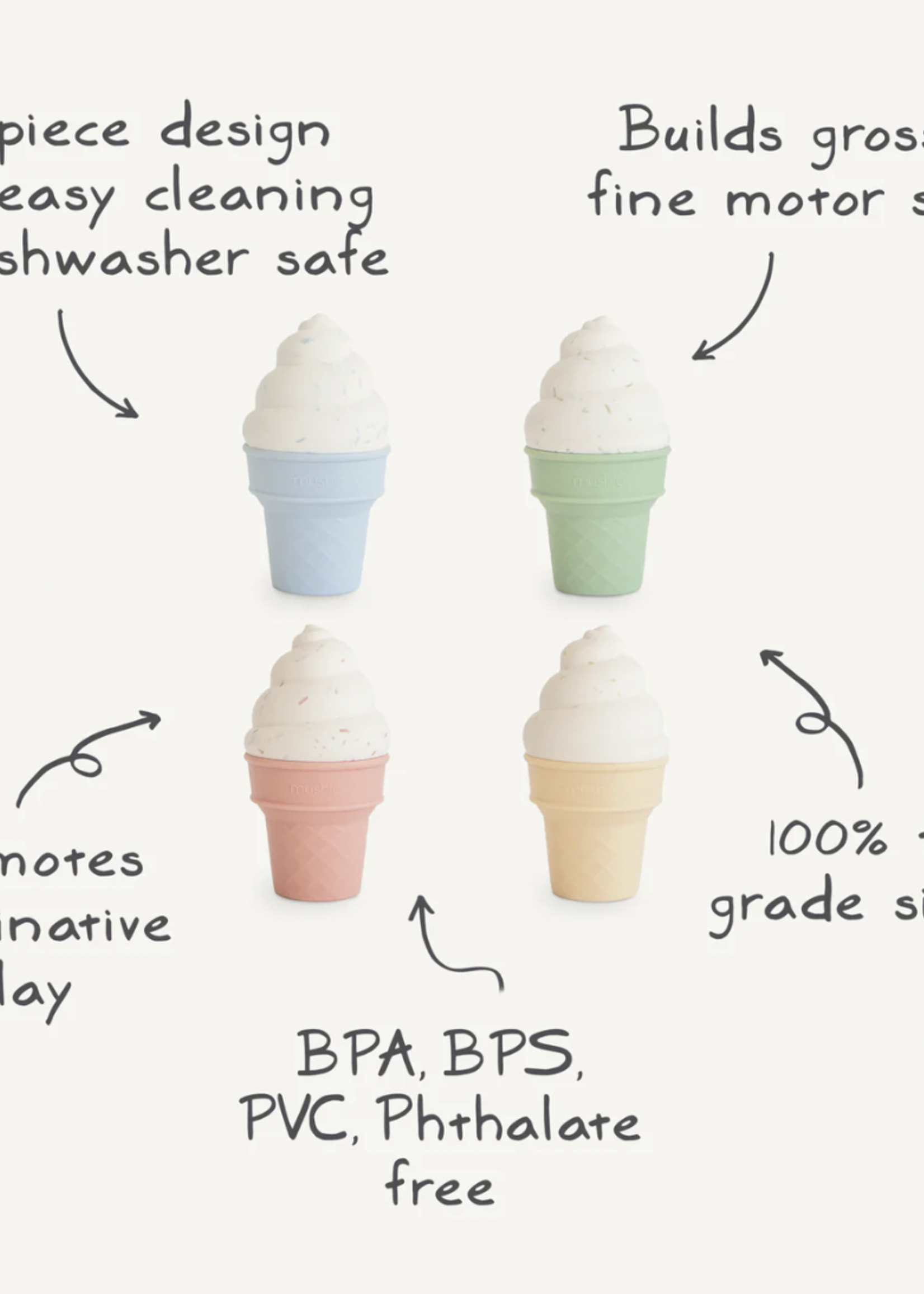 Elitaire Petite Mix and Match Ice Cream Toy