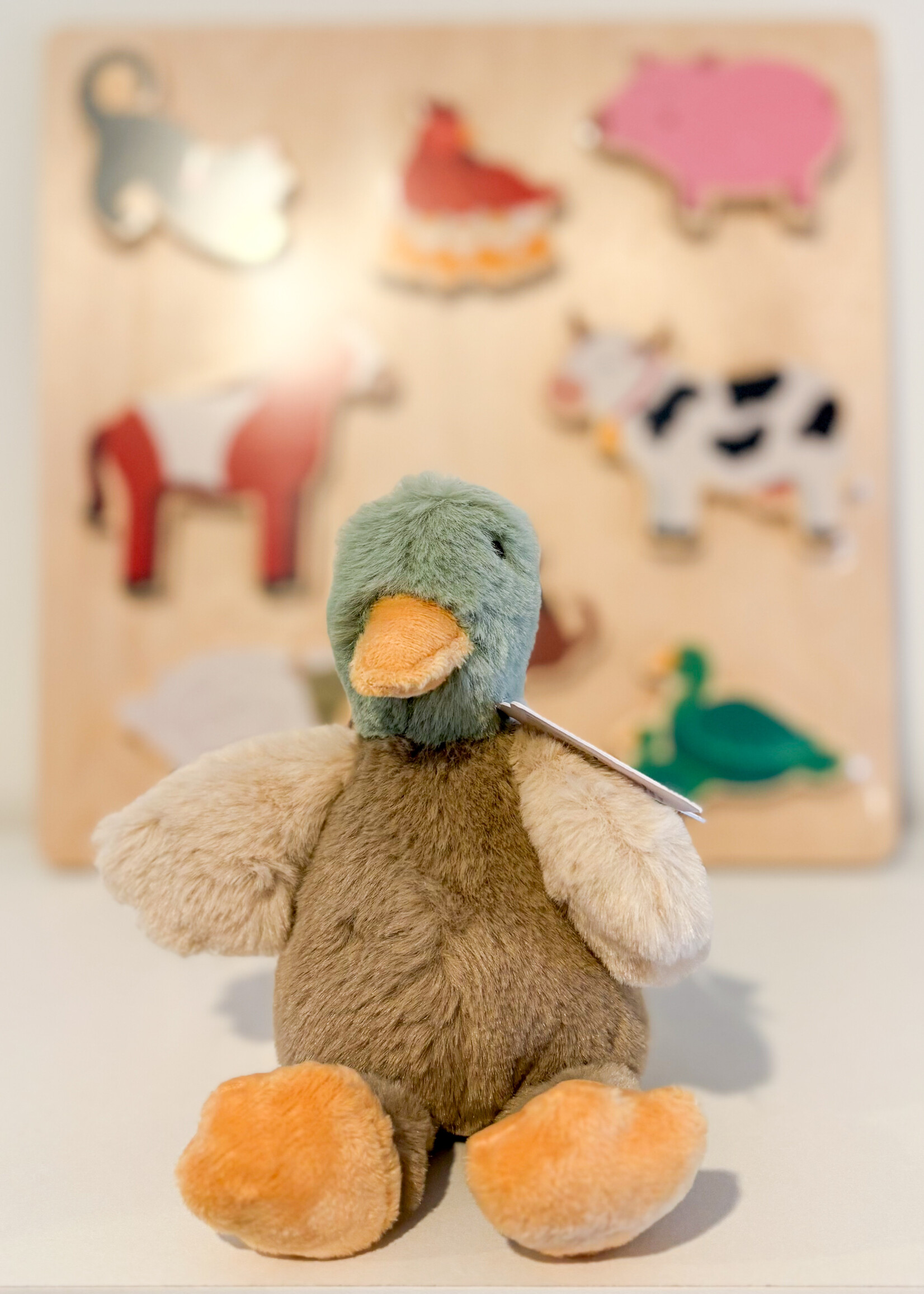 Elitaire Petite Marley the Mallard Plush Rattle