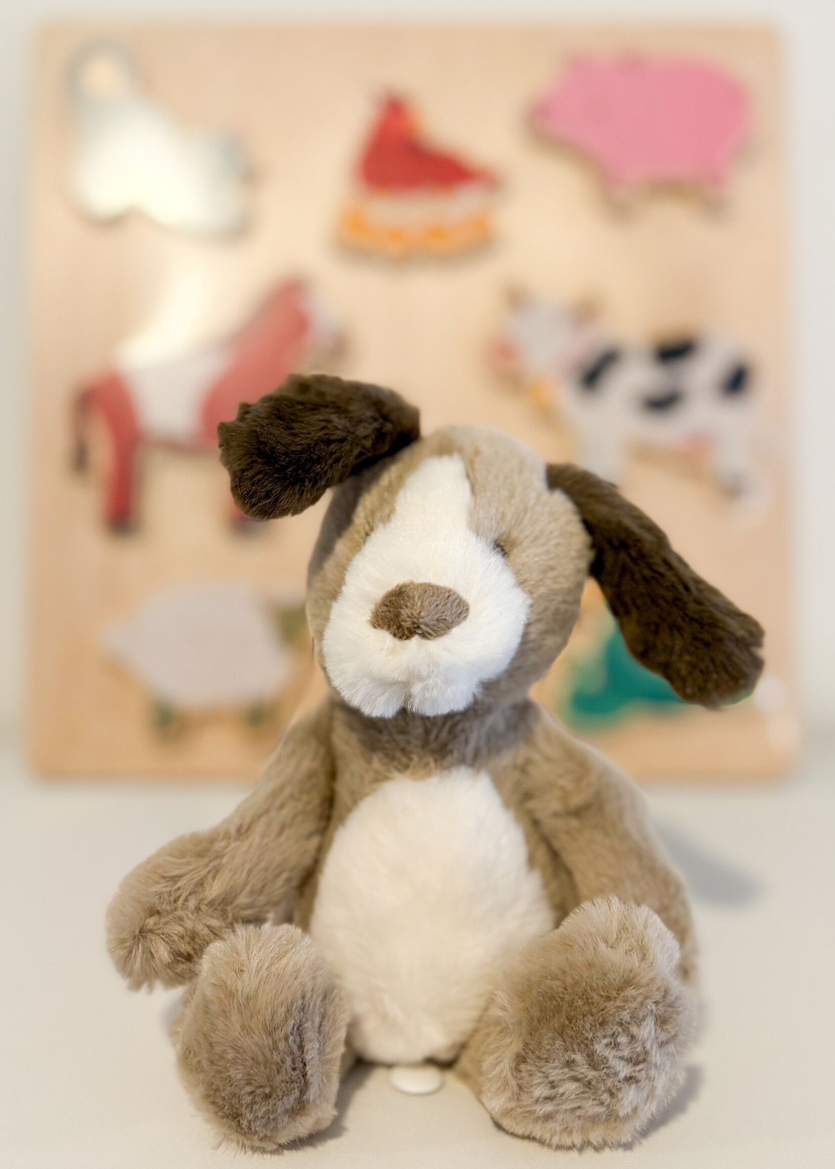 Elitaire Petite Sammy the Puppy Plush Rattle