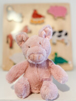 Elitaire Petite Penny the Pig Plush Rattle