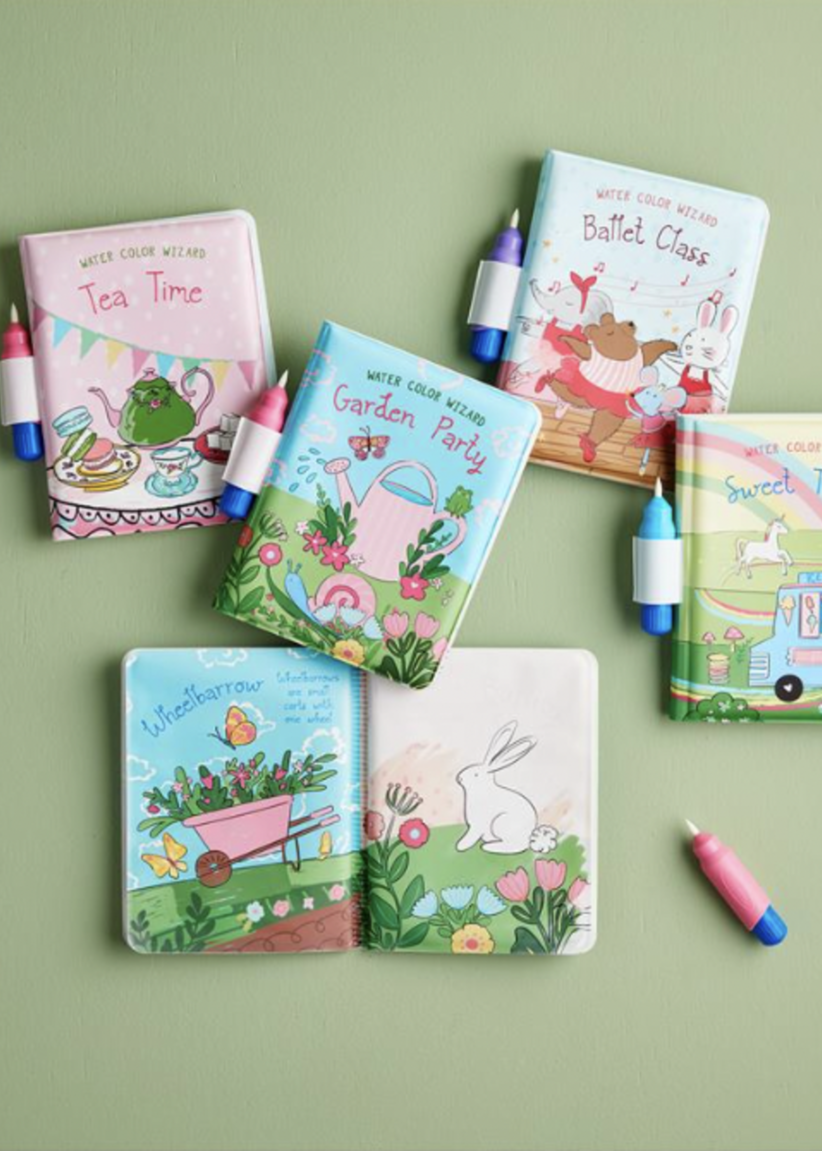 Elitaire Petite Garden Party Water Coloring Book