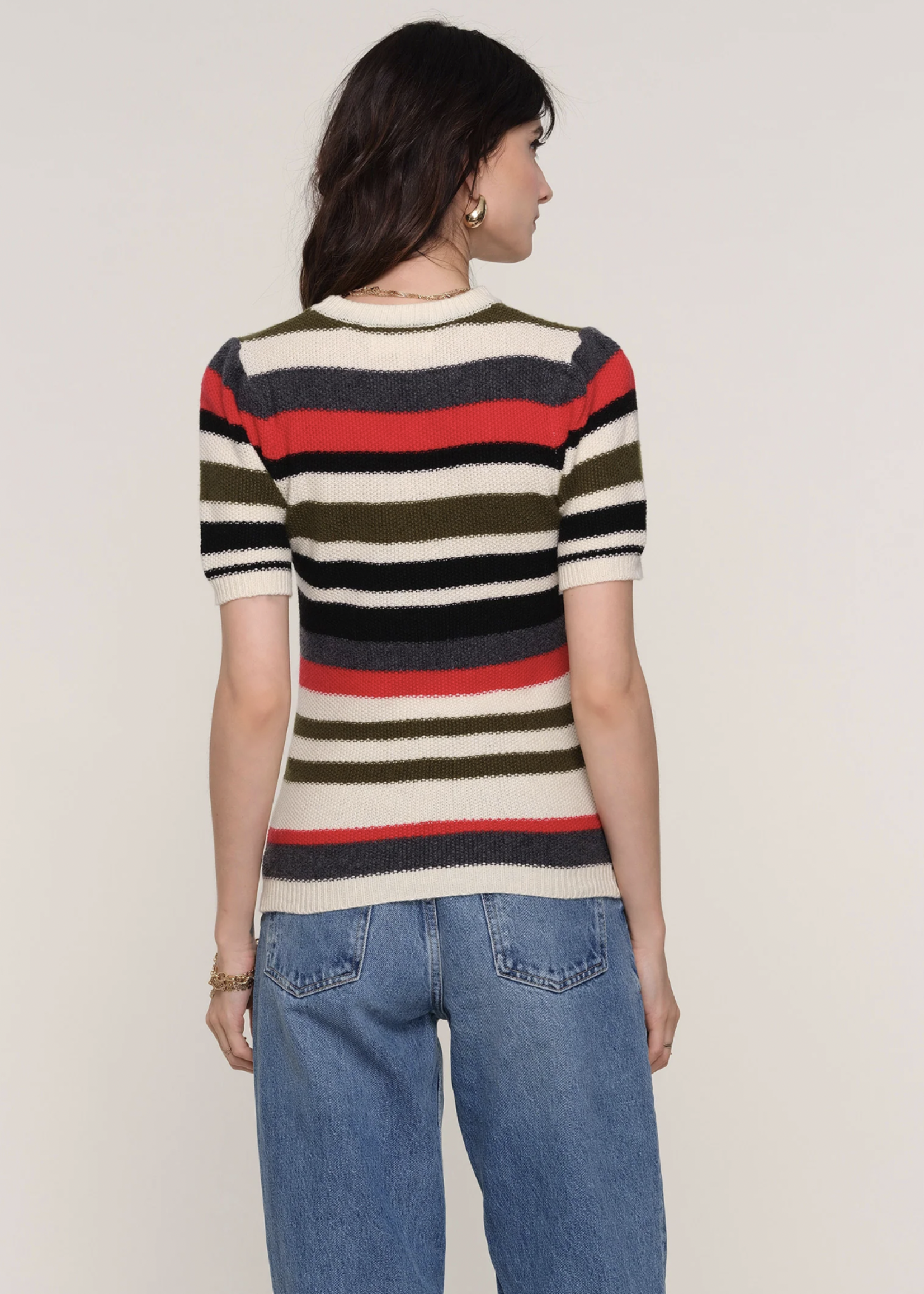 Elitaire Boutique Shellie Striped Sweater