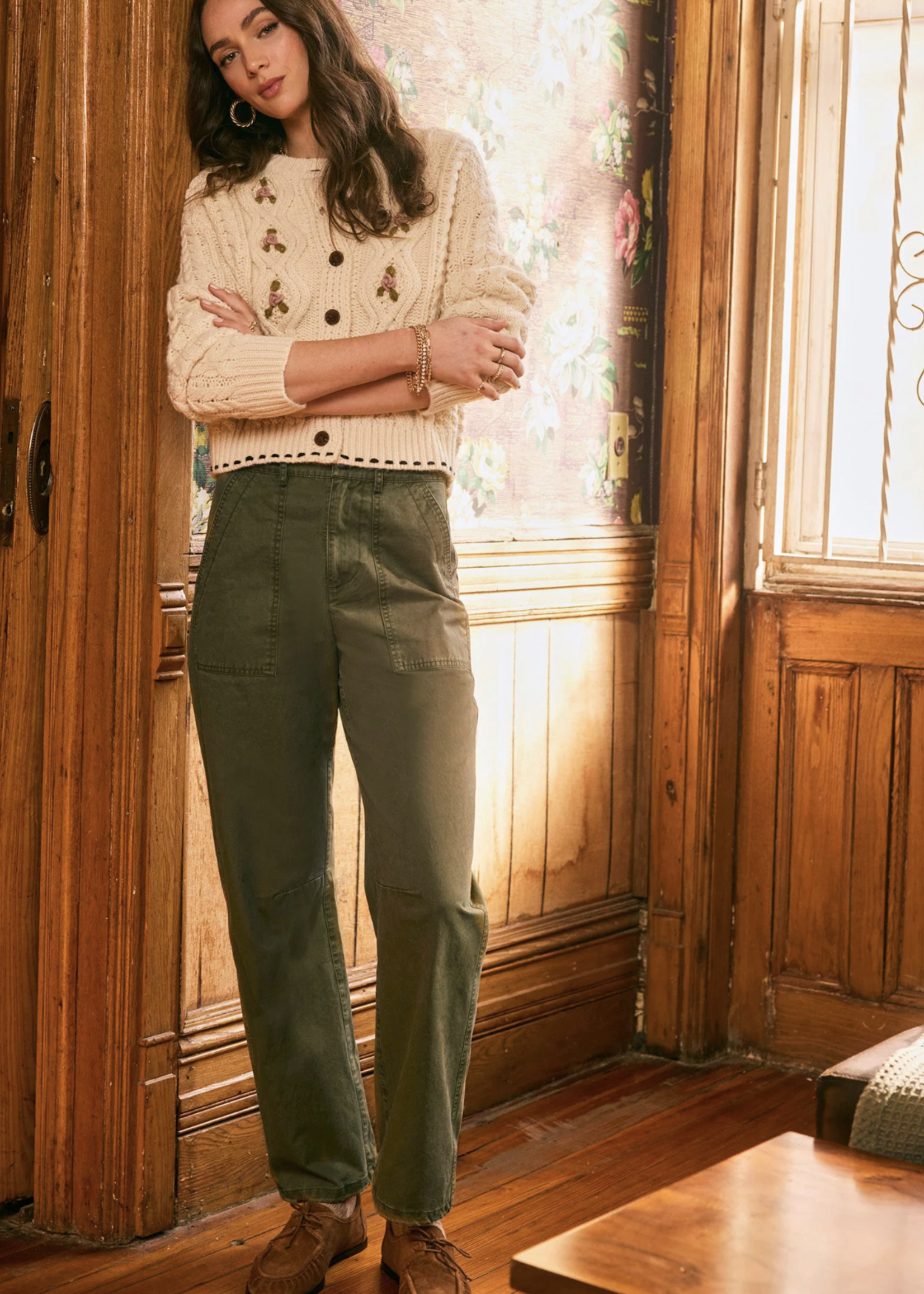 Elitaire Boutique Kaia Pant in Green