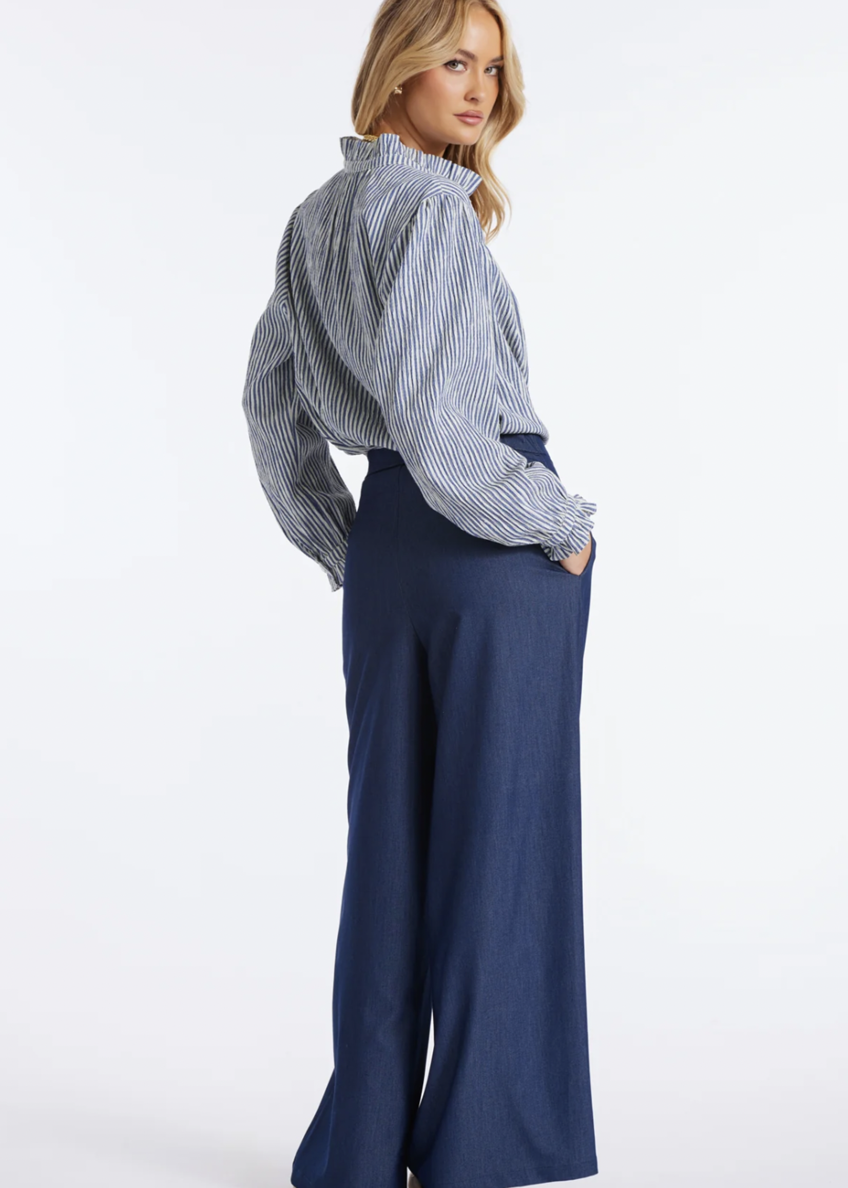 Elitaire Boutique Somerset Striped Blouse