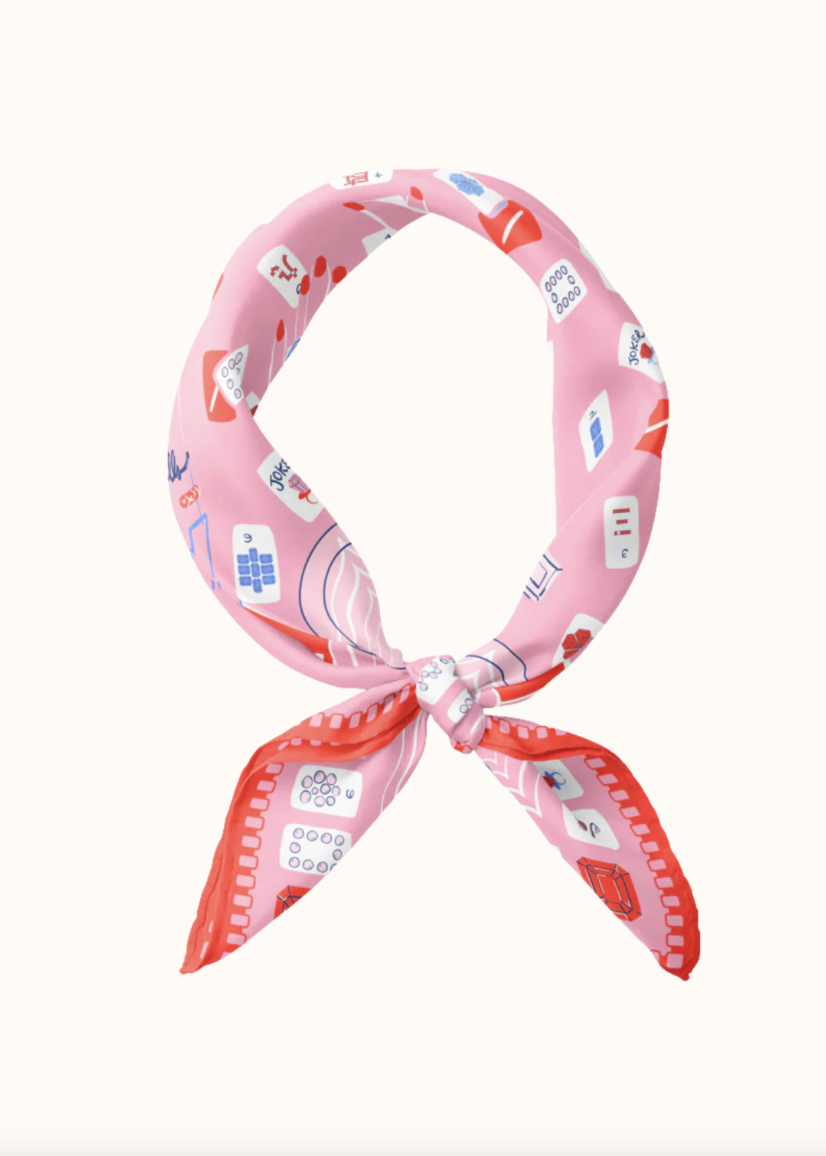 Elitaire Boutique Mahjong Silk Scarf by Swells