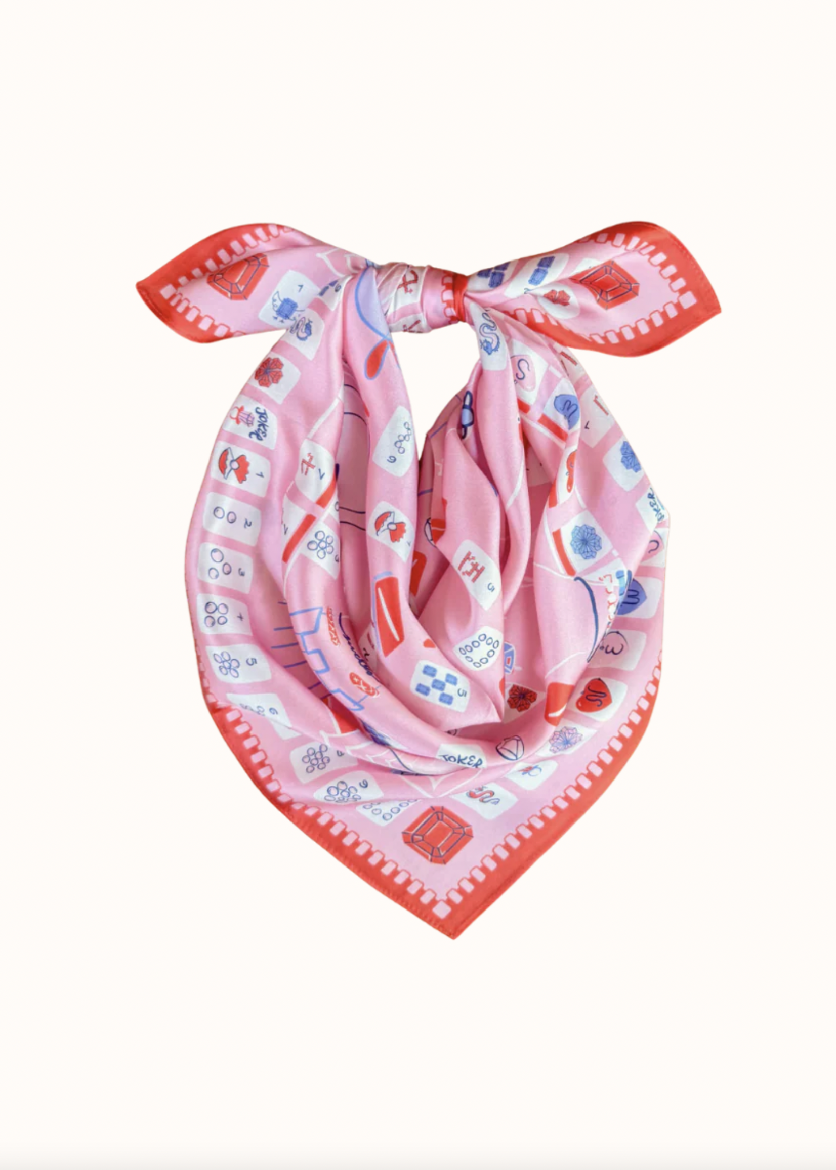 Elitaire Boutique Mahjong Silk Scarf by Swells