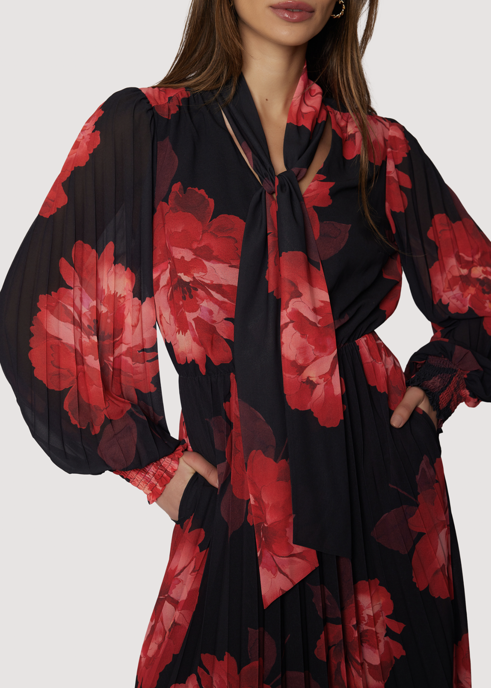 Elitaire Boutique Scarlet Melody Maxi Dress