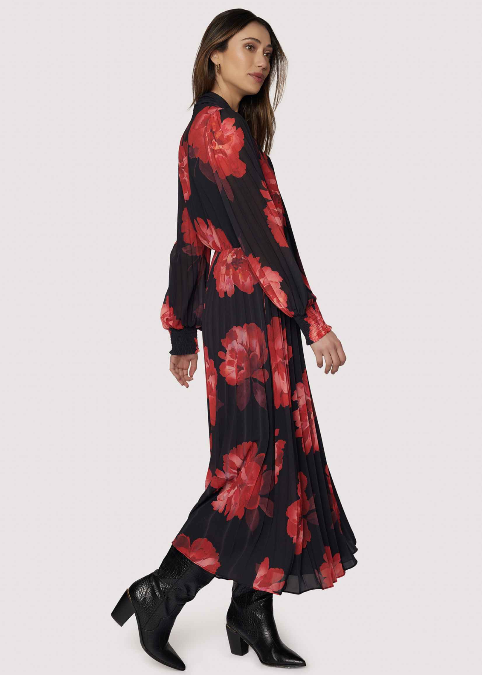 Elitaire Boutique Scarlet Melody Maxi Dress
