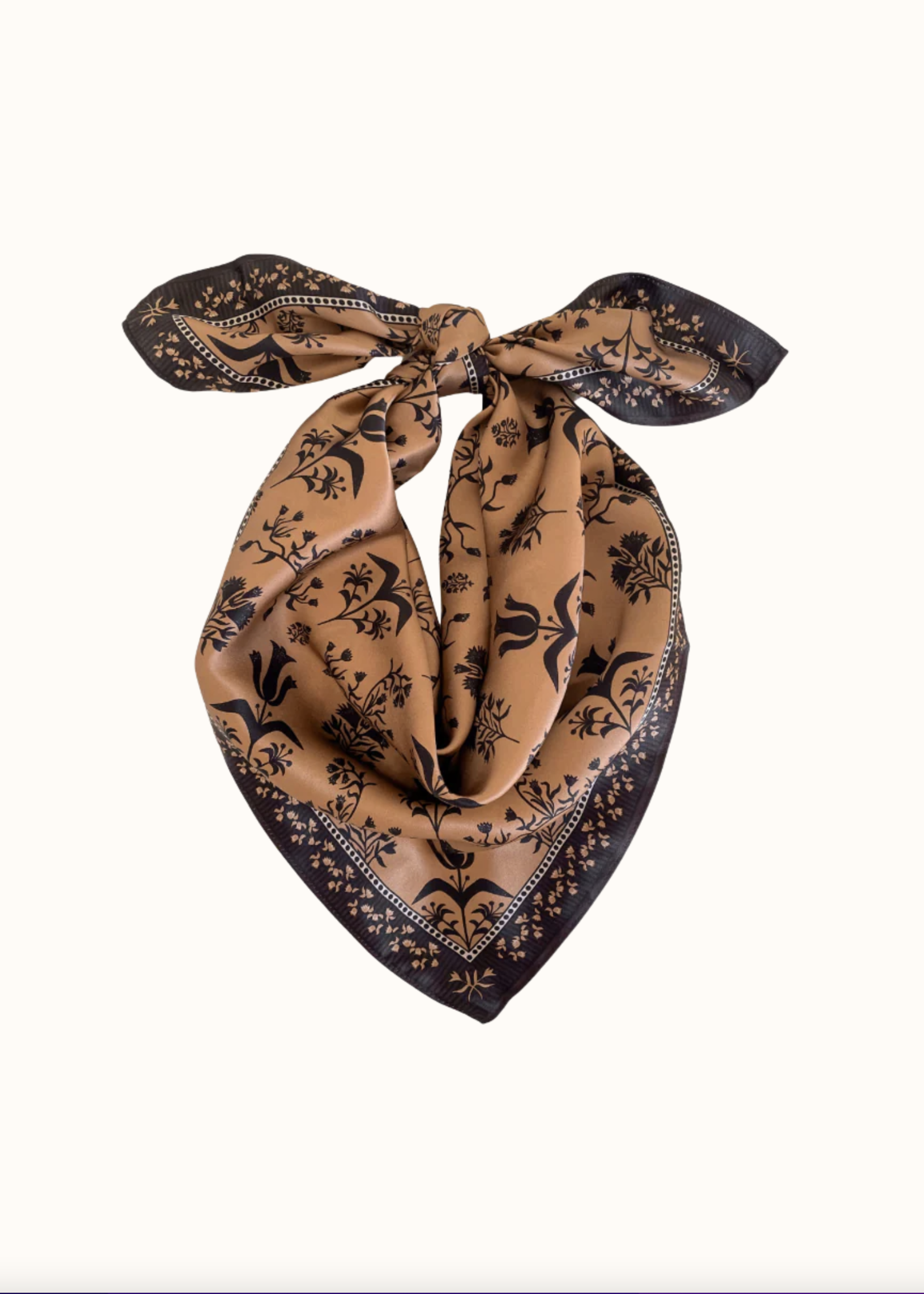 Elitaire Boutique Pepper Block Silk Scarf by Swells