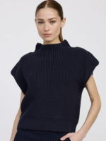 Elitaire Boutique Karalie Navy Knit Top