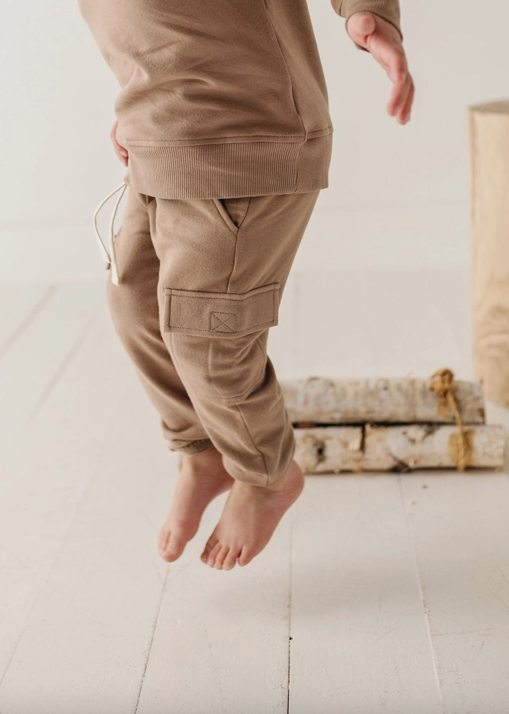 Elitaire Petite Portabella Cargo Joggers