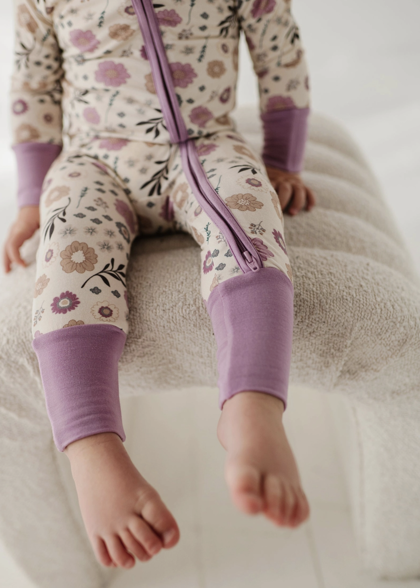 Elitaire Petite Winter Floral Zippered Sleeper
