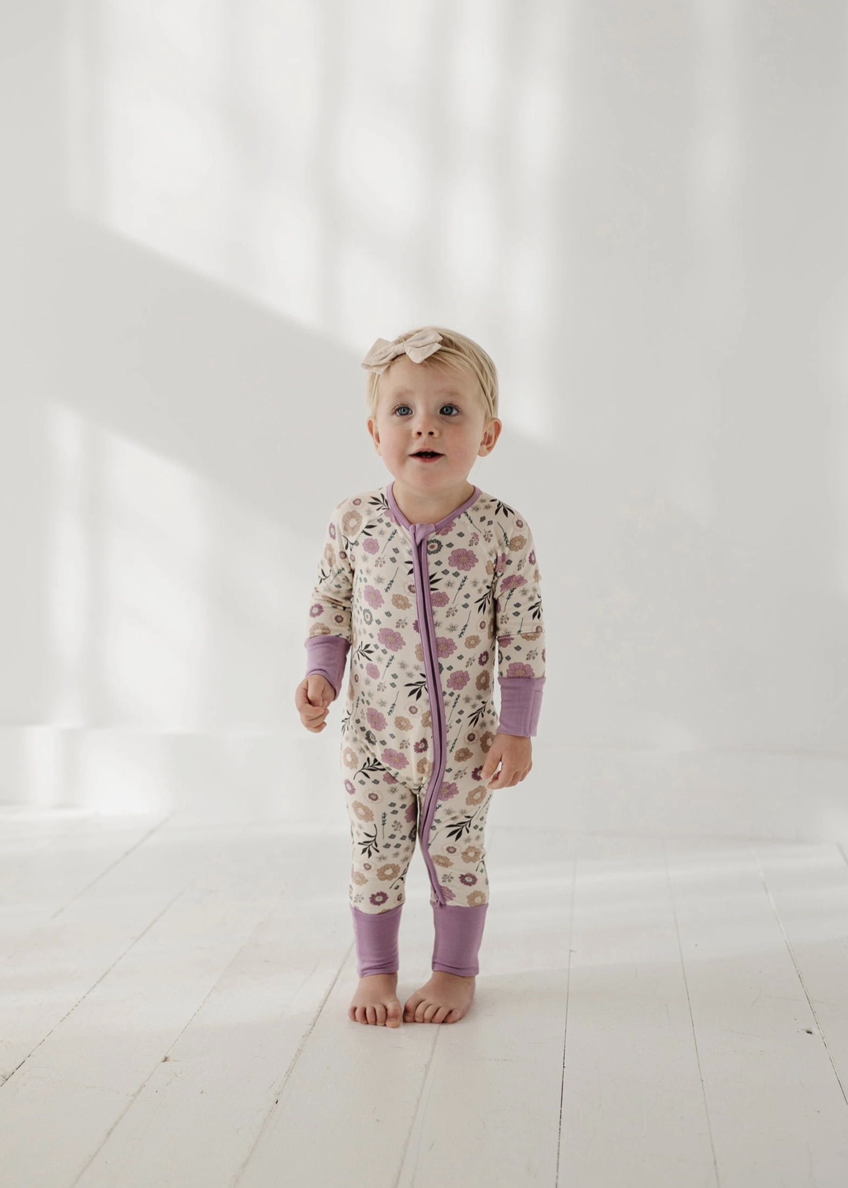 Elitaire Petite Winter Floral Zippered Sleeper