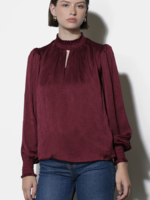 Elitaire Boutique Mika Smocked Neck Blouse