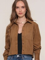 Elitaire Boutique Castalia Suede Top