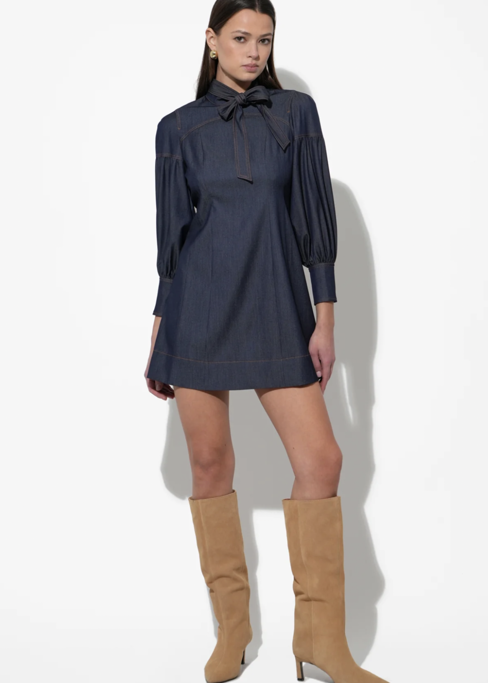 Elitaire Boutique Lilith Denim Mini Dress