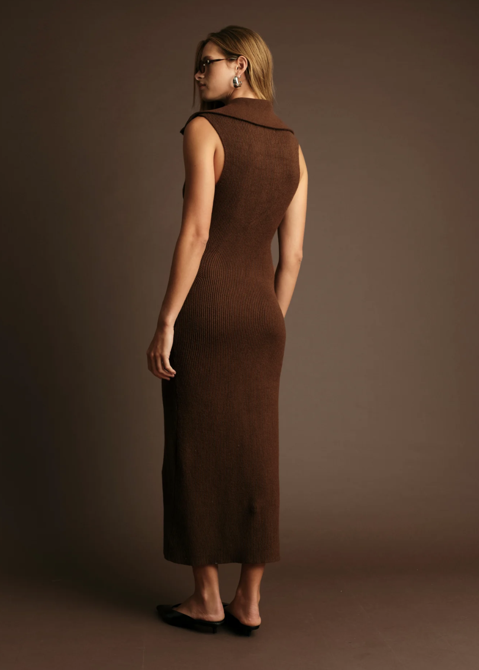 Elitaire Boutique Paul Zip Up Knit Dress