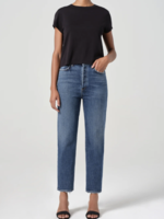 Elitaire Boutique 90's Pinch Waist Crop in Solace