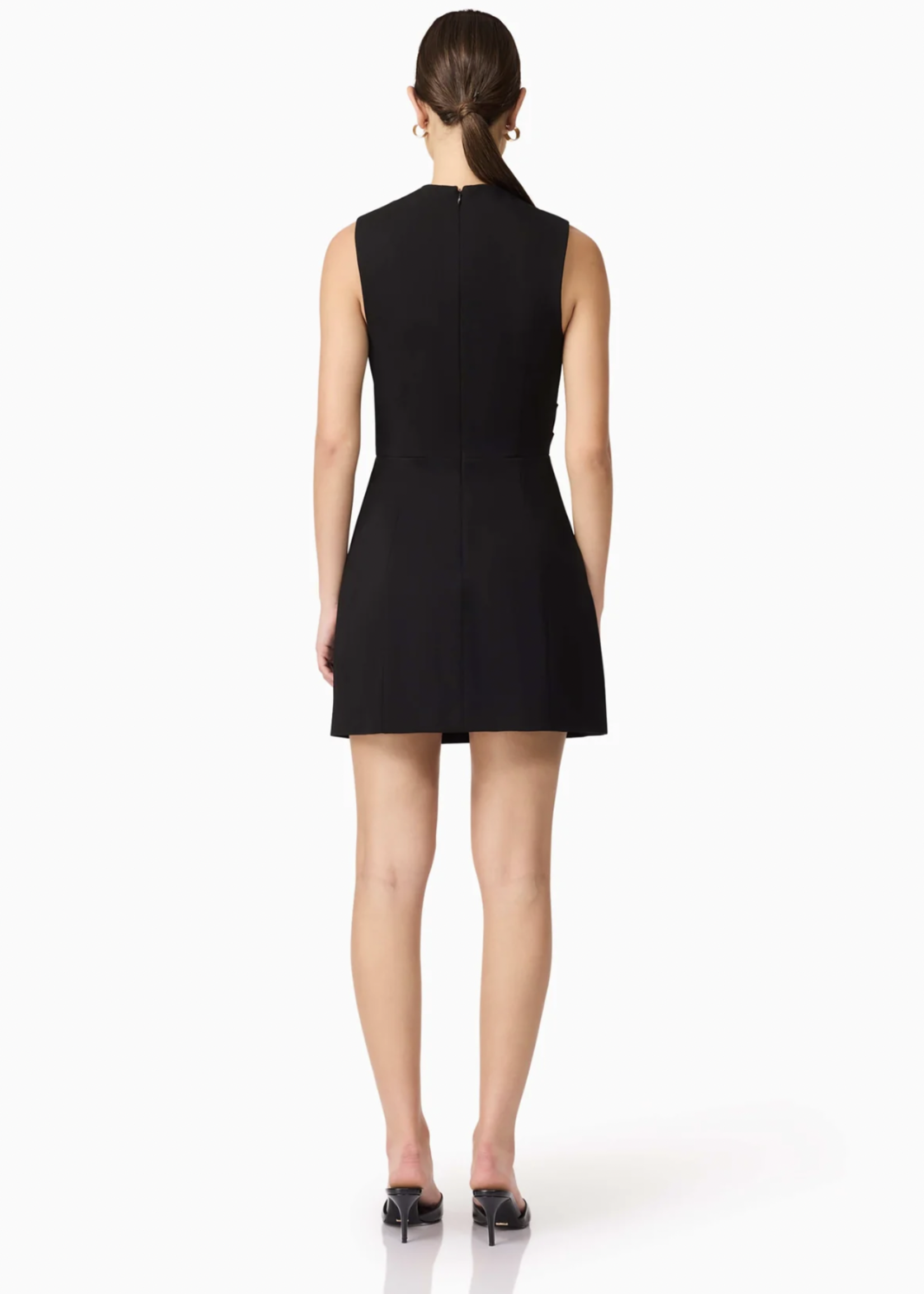 Elitaire Boutique Alina Asymmetrical Mini Dress