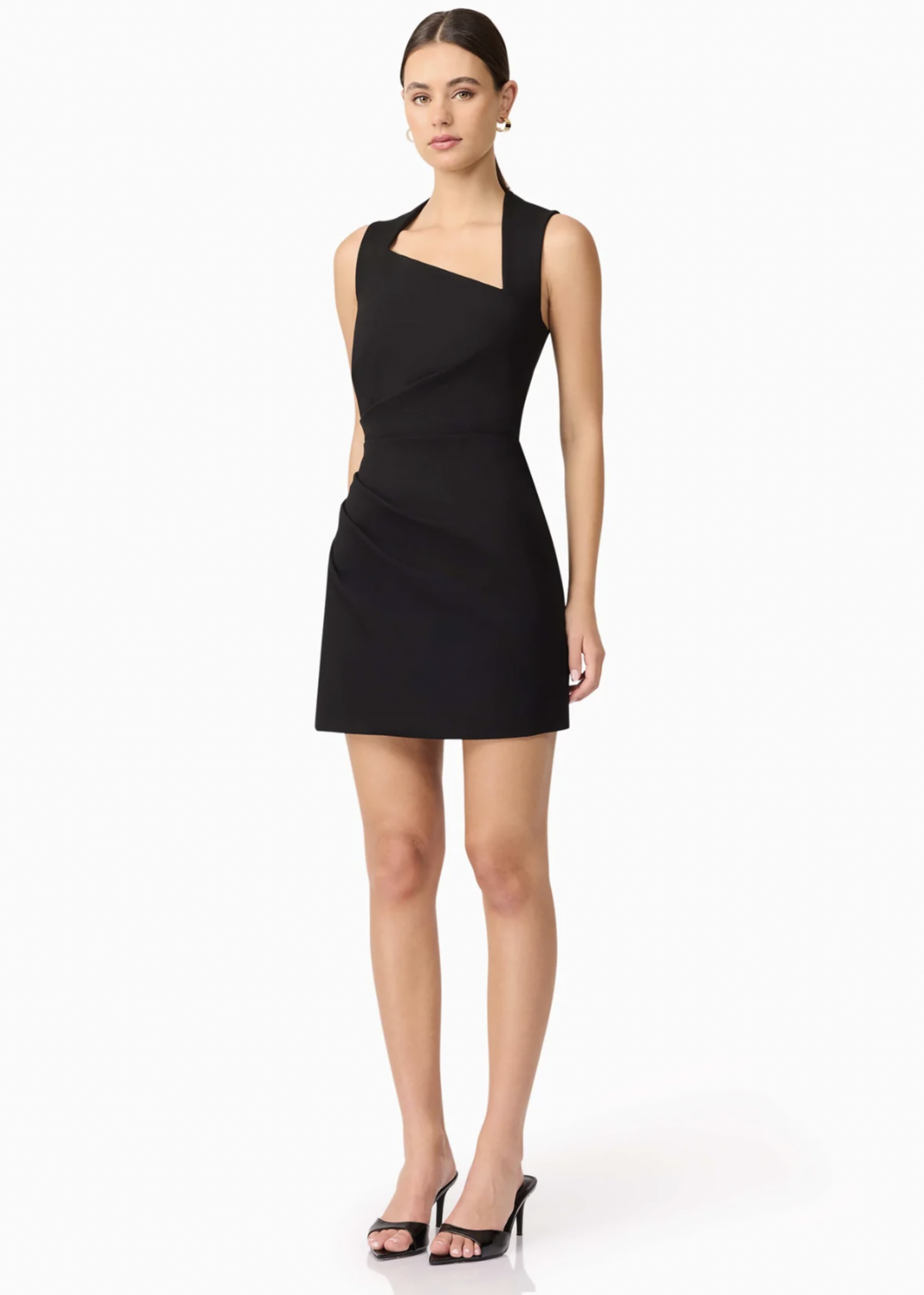 Elitaire Boutique Alina Asymmetrical Mini Dress