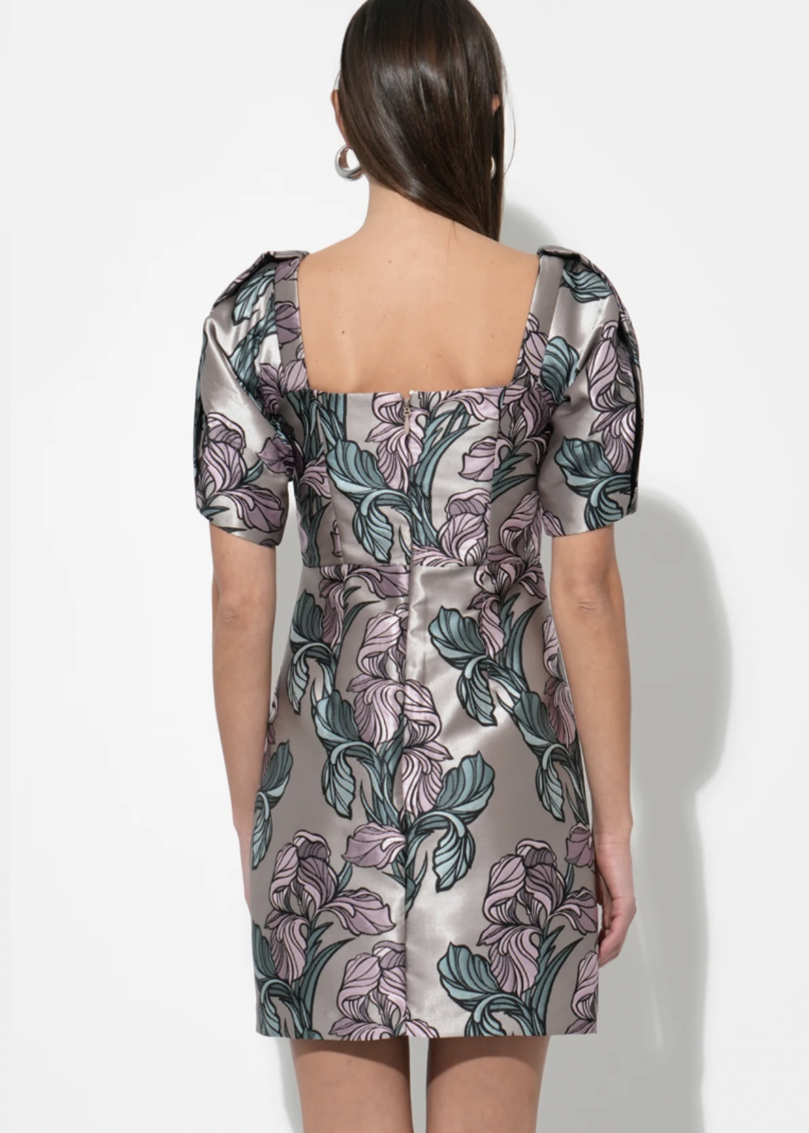 Elitaire Boutique Astoria Jacquard Mini Dress