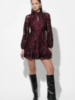 Elitaire Boutique Elinor Mock Neck Mini Dress