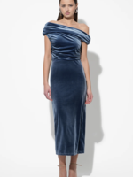 Elitaire Boutique Casette Velvet Midi Dress