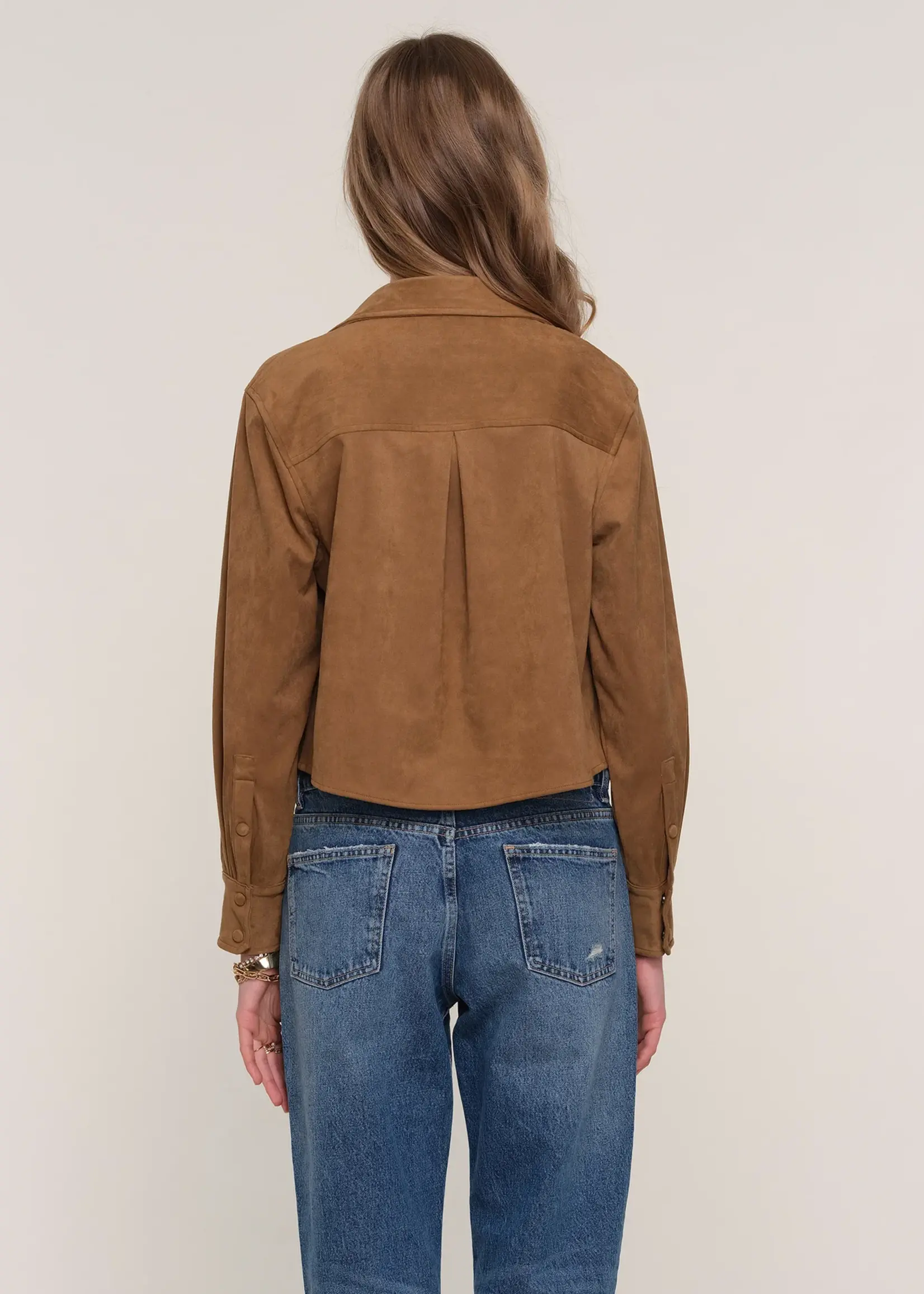 Elitaire Boutique Castalia Suede Top