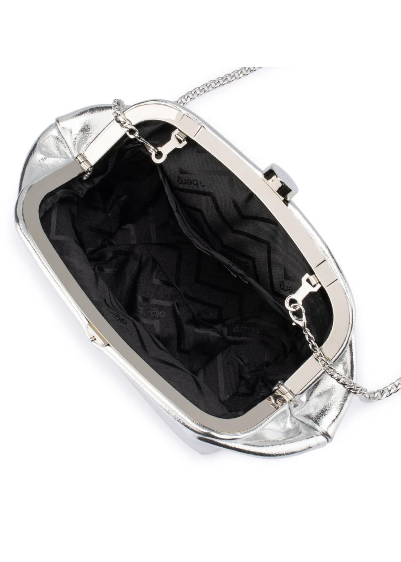 Elitaire Boutique Tally Clutch in Silver