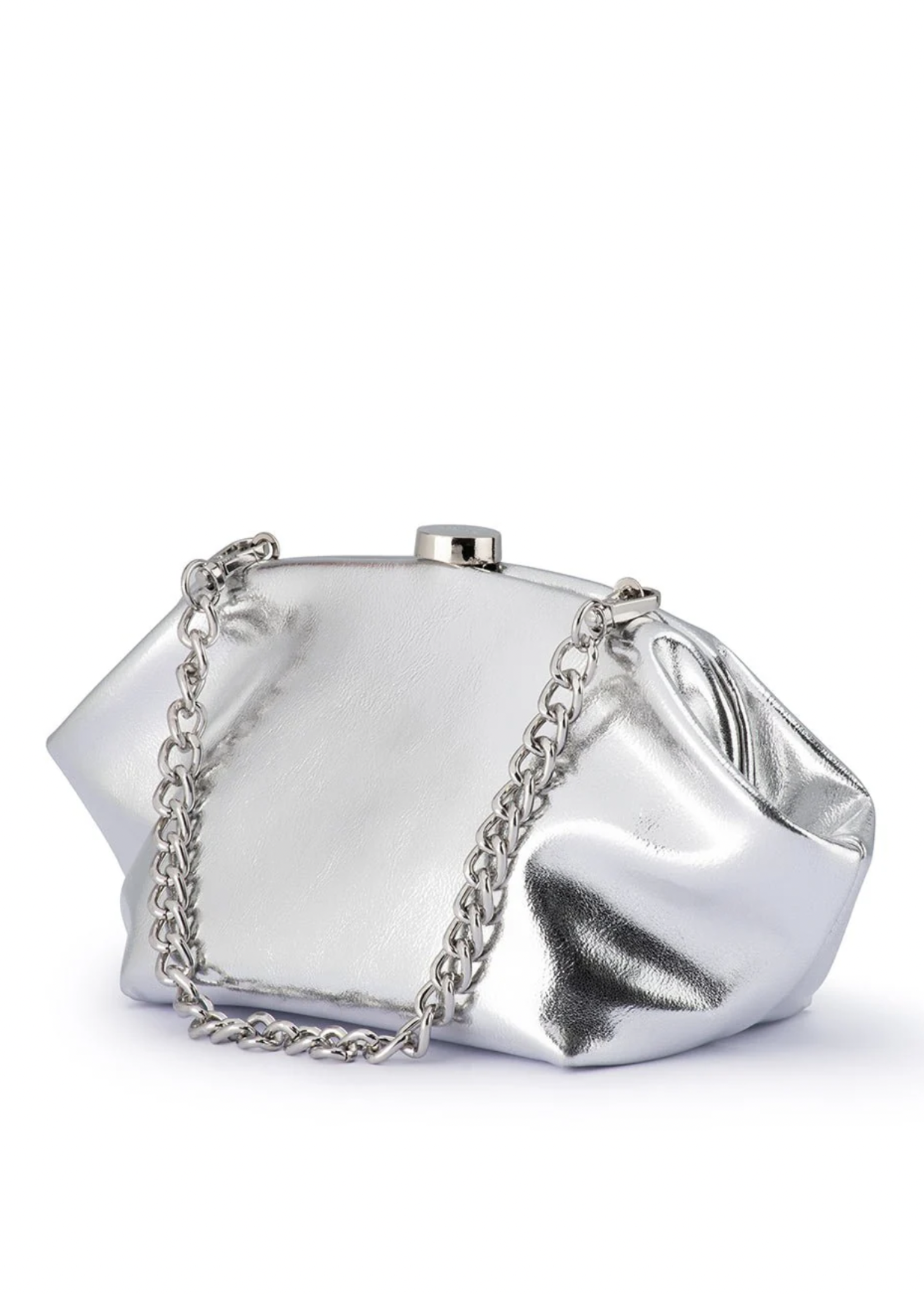 Elitaire Boutique Tally Clutch in Silver