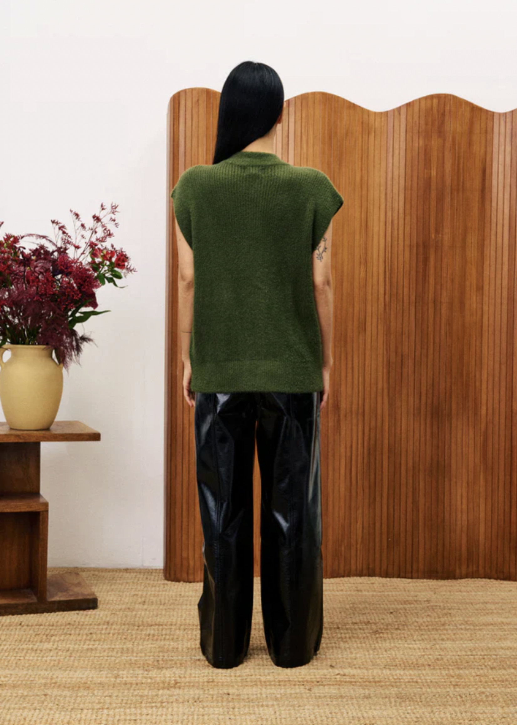 Elitaire Boutique Matcha Vest