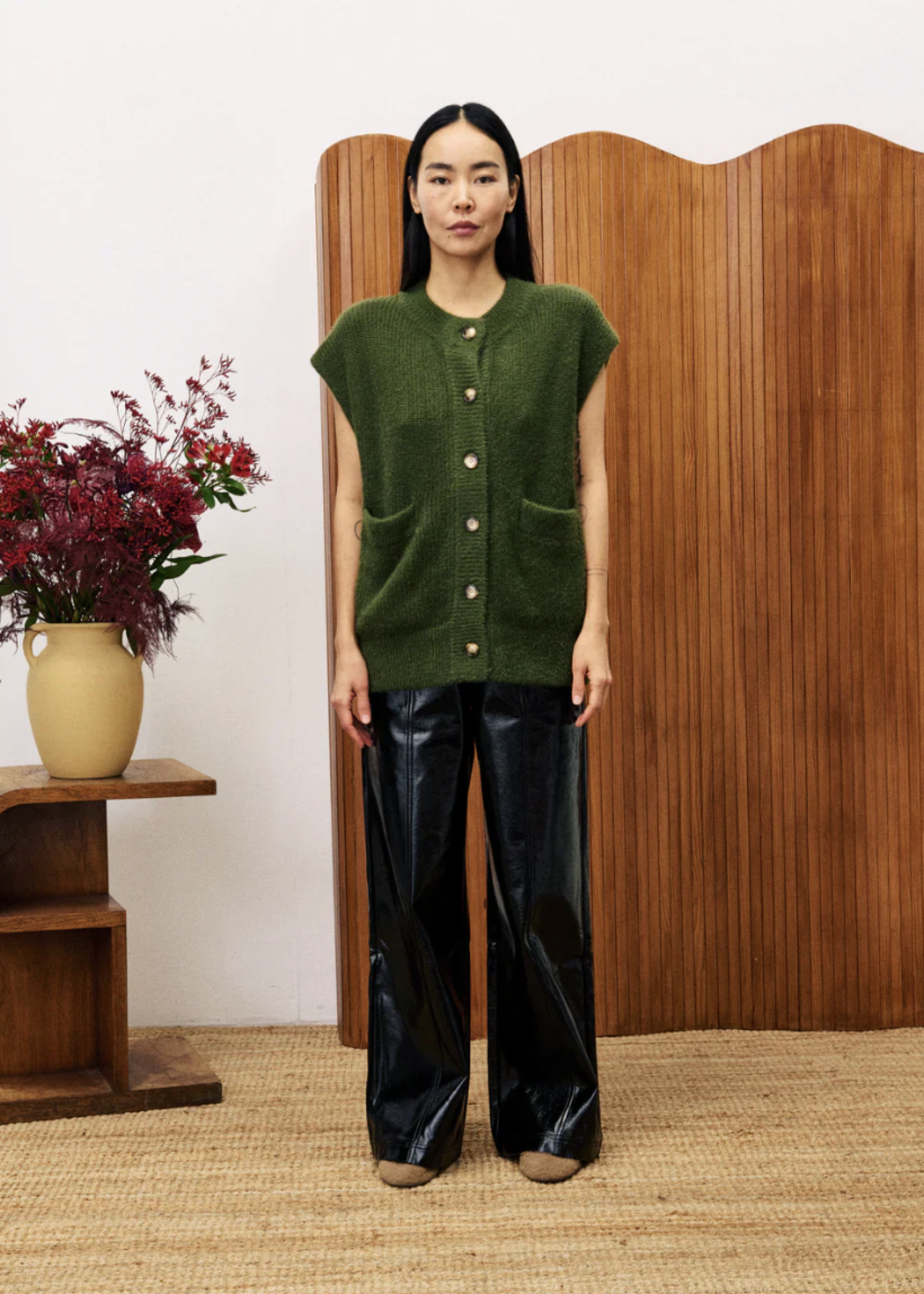 Elitaire Boutique Matcha Vest