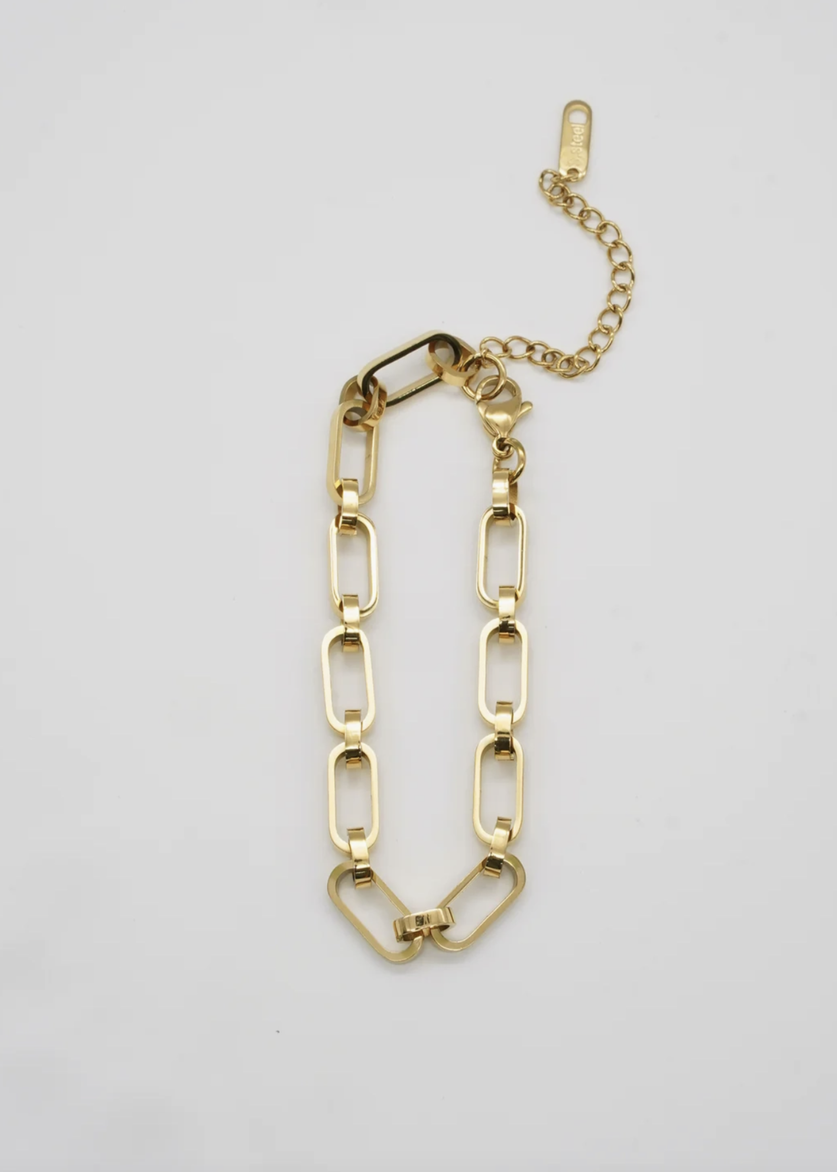 Elitaire Boutique Oval Links Bracelet - Gold