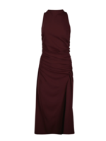 Elitaire Boutique Elle Halter Dress in Crimson