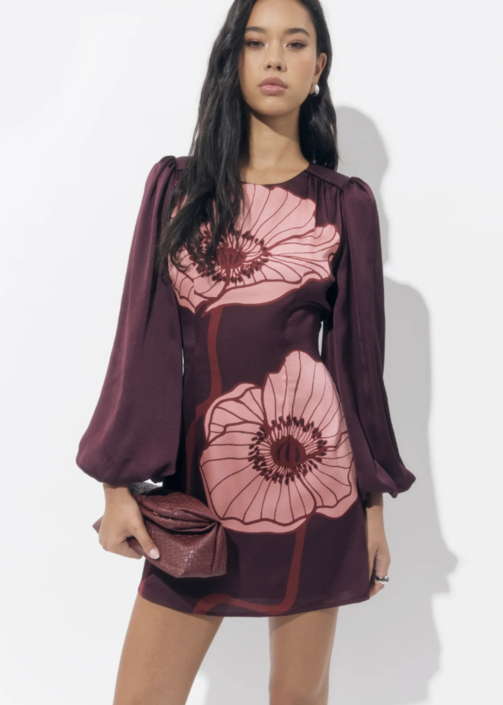 Elitaire Boutique Juno Bubble Sleeve Mini Dress