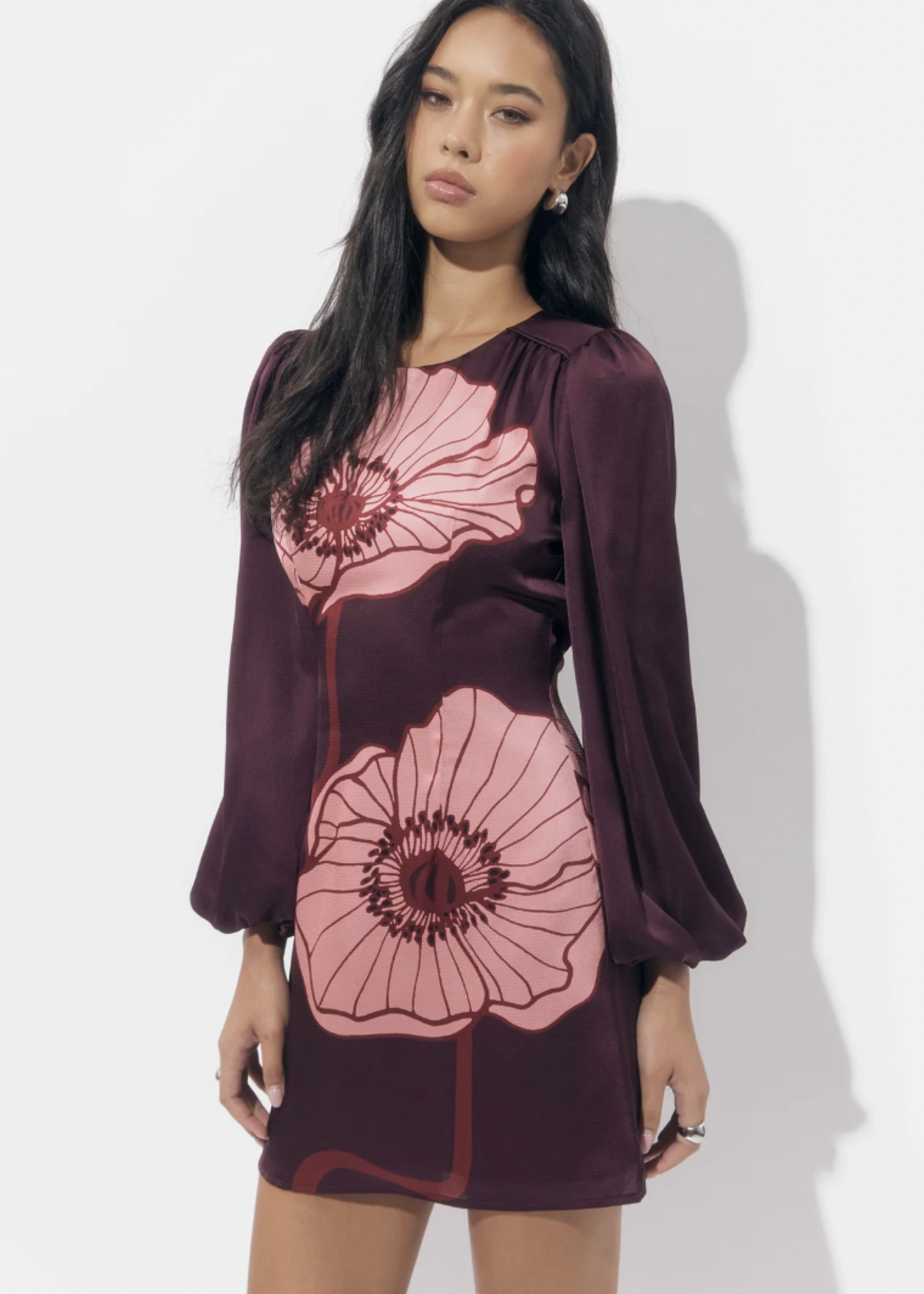 Elitaire Boutique Juno Bubble Sleeve Mini Dress