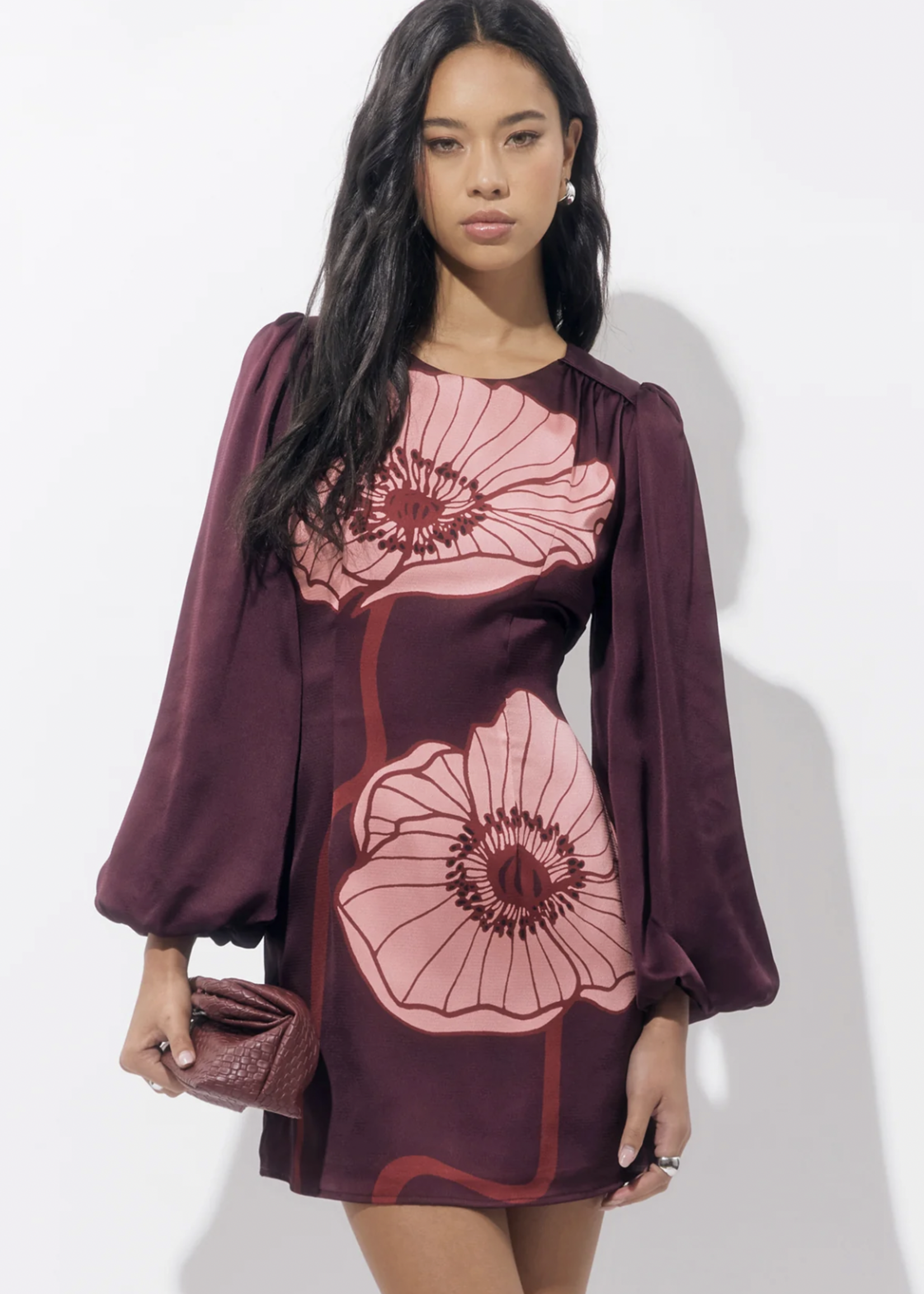 Elitaire Boutique Juno Bubble Sleeve Mini Dress