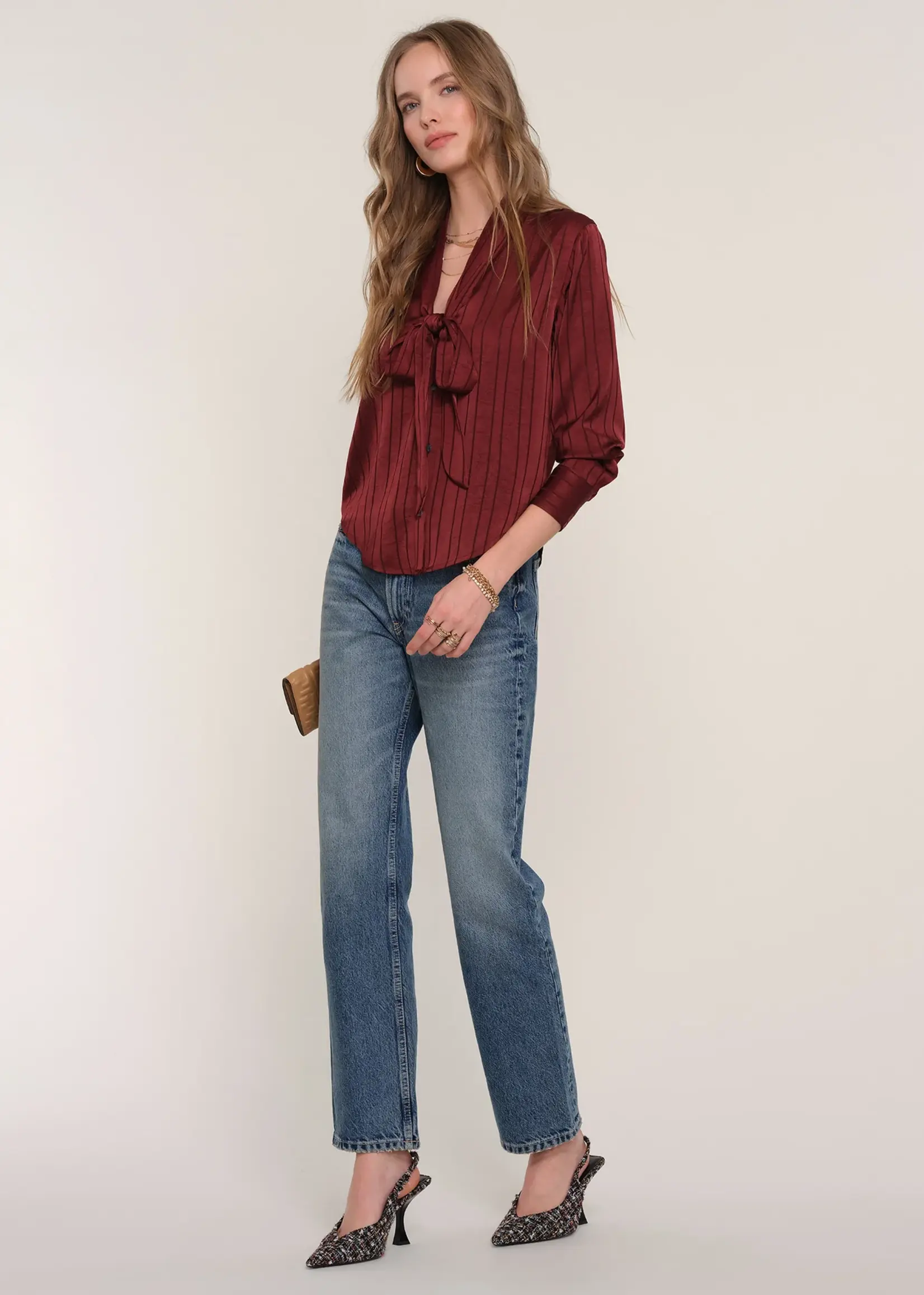 Elitaire Boutique Sawyer Neck Tie Top