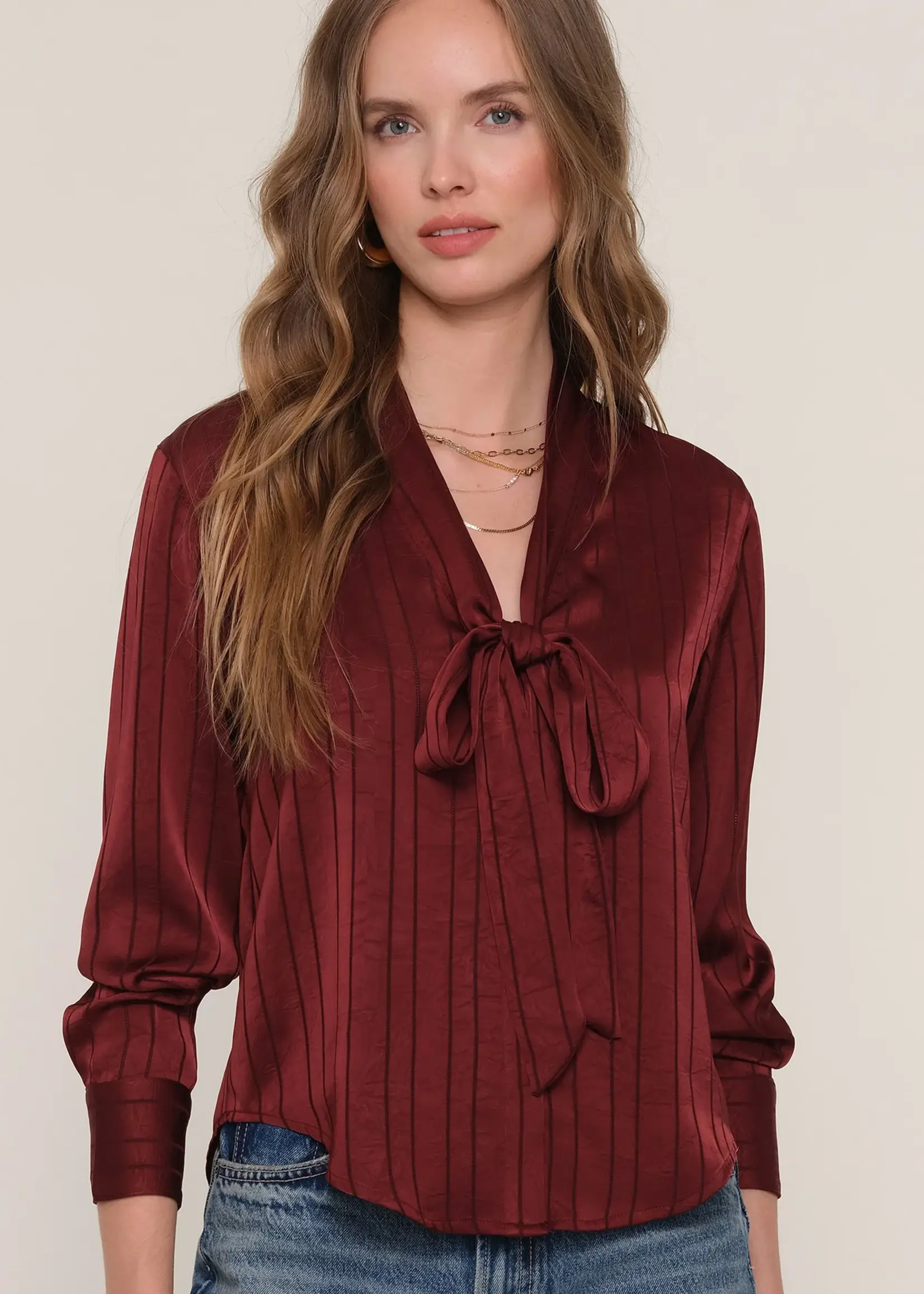 Elitaire Boutique Sawyer Neck Tie Top