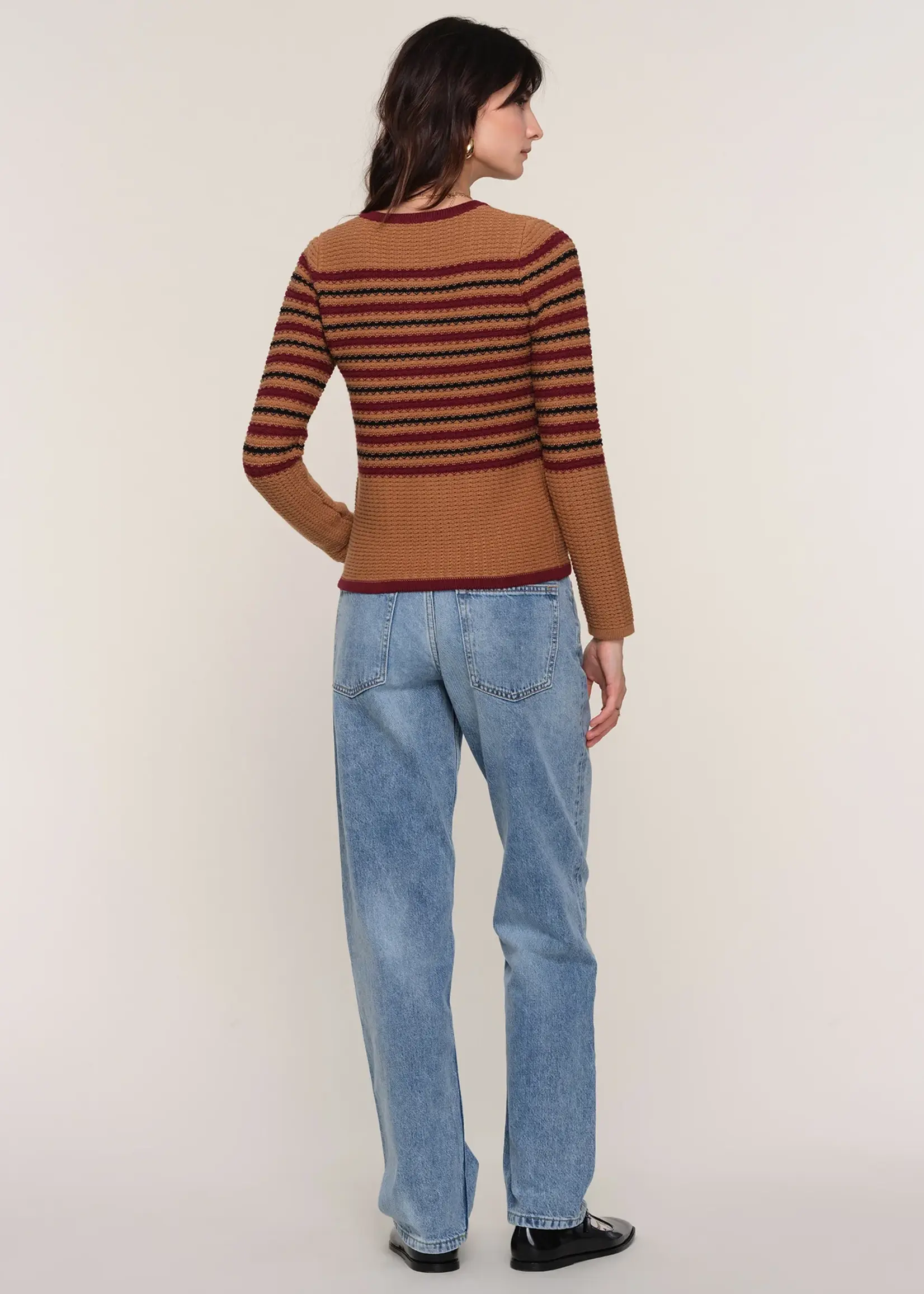 Elitaire Boutique Alix Striped Cardigan