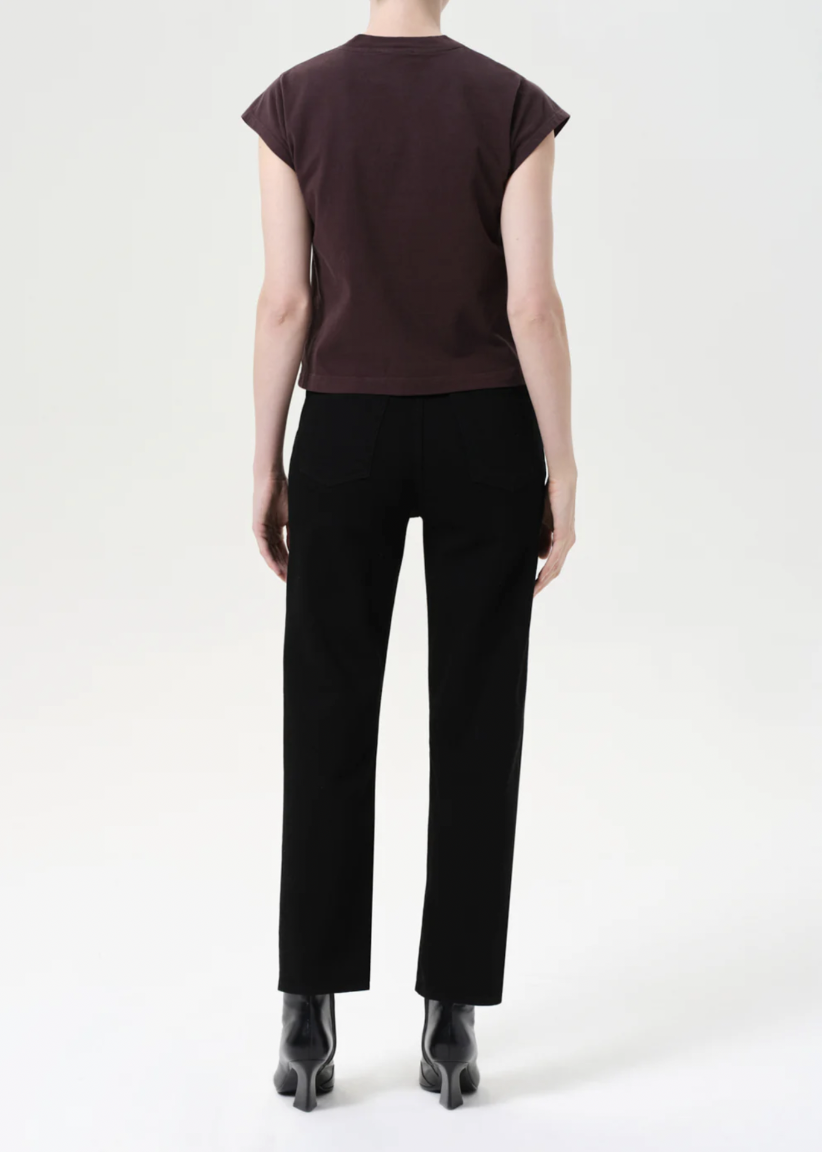 Elitaire Boutique 90's Pinch Waist Crop in Cover