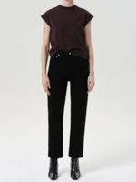 Elitaire Boutique 90's Pinch Waist Crop in Cover