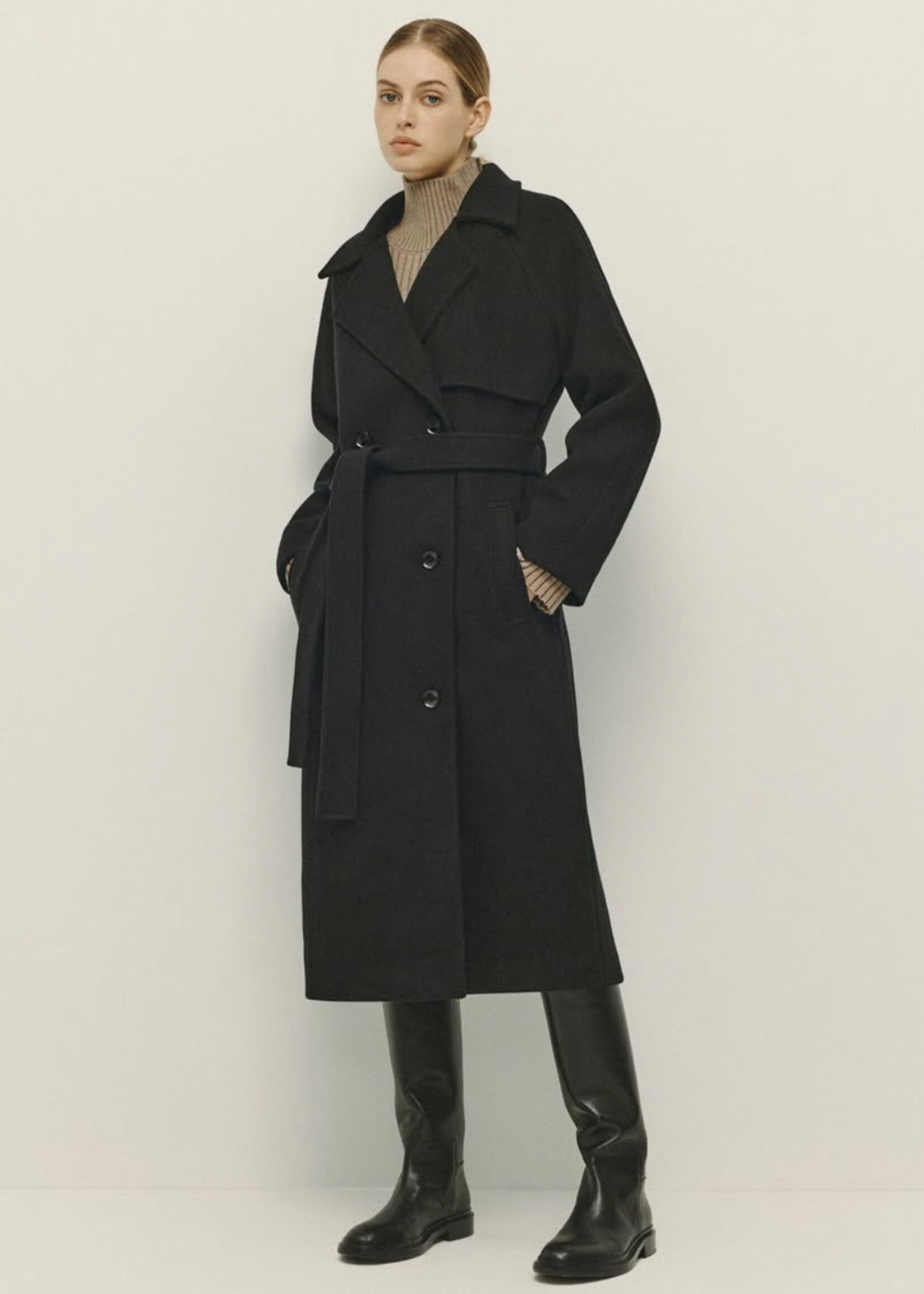 Elitaire Boutique Leighton Coat in Black