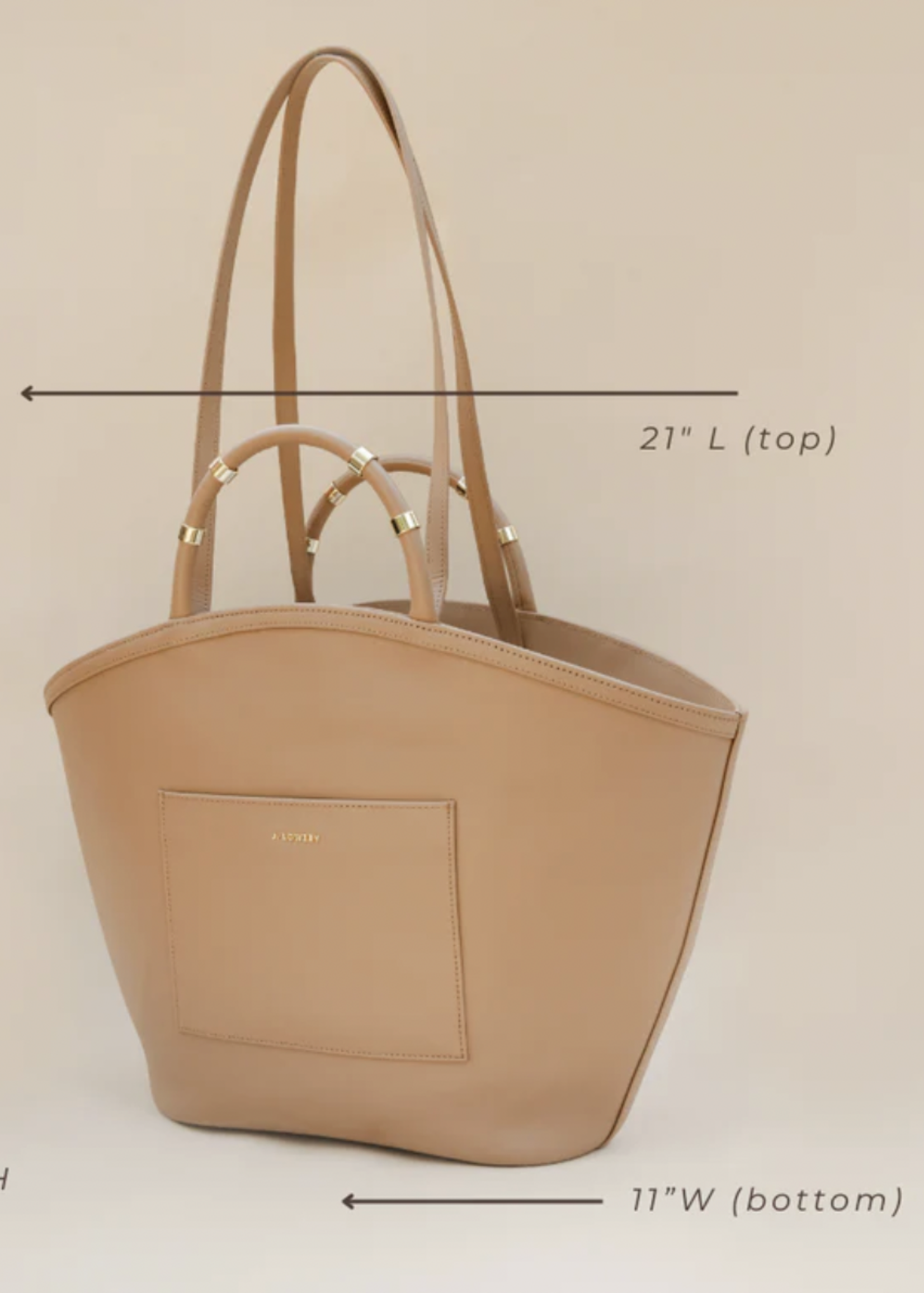 Elitaire Boutique The Tote in Espresso Croc