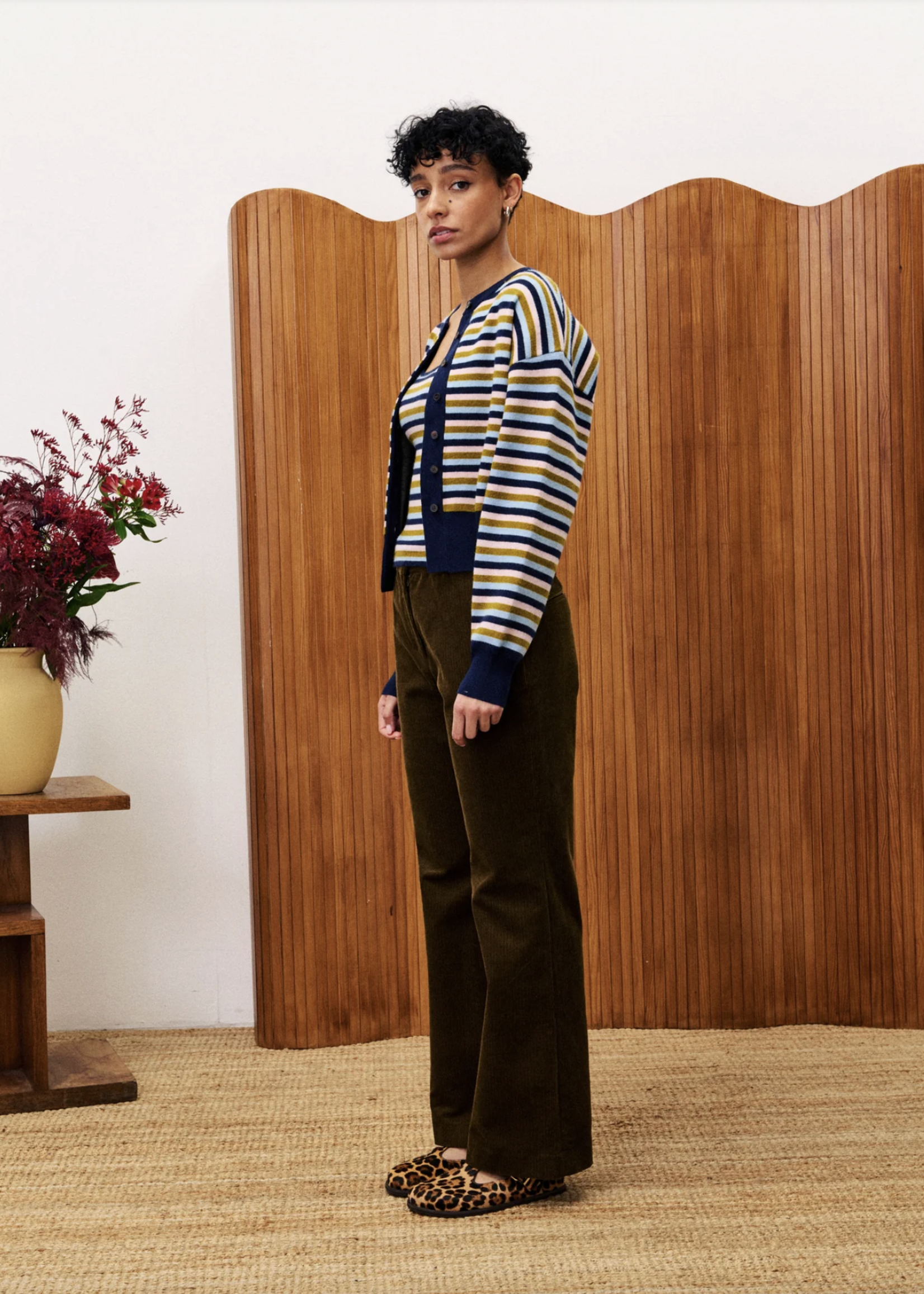 Elitaire Boutique Charlotte Striped Cardigan