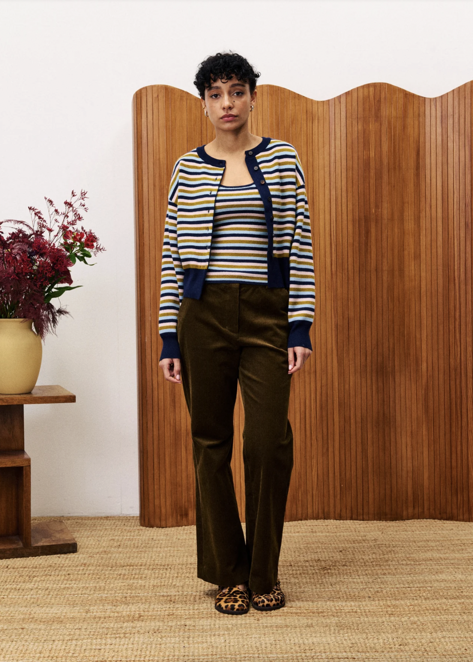 Elitaire Boutique Charlotte Striped Cardigan