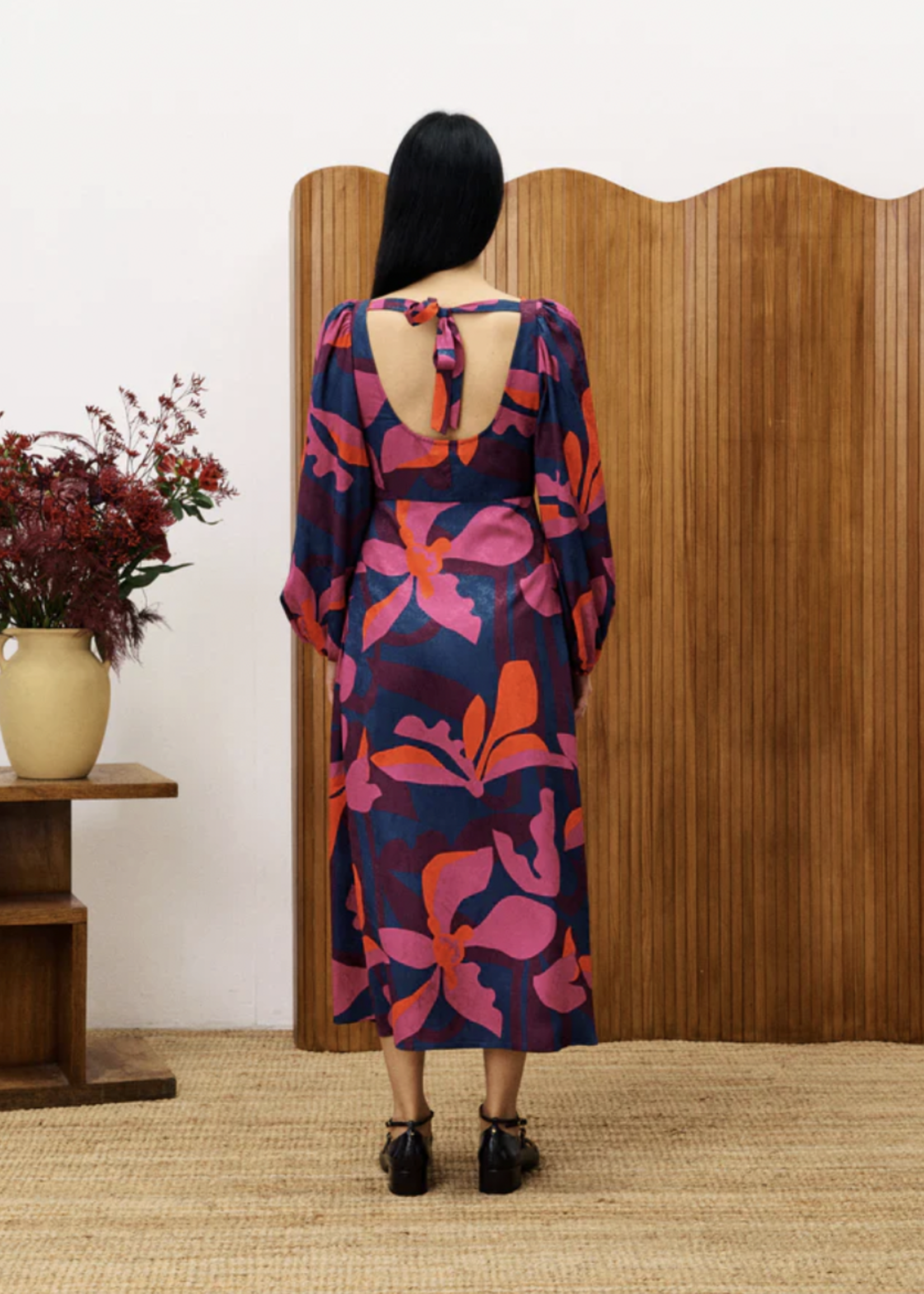 Elitaire Boutique Stendhal Geometric Floral Dress