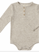 Elitaire Petite Aynor Heathered Biscuit Onesie